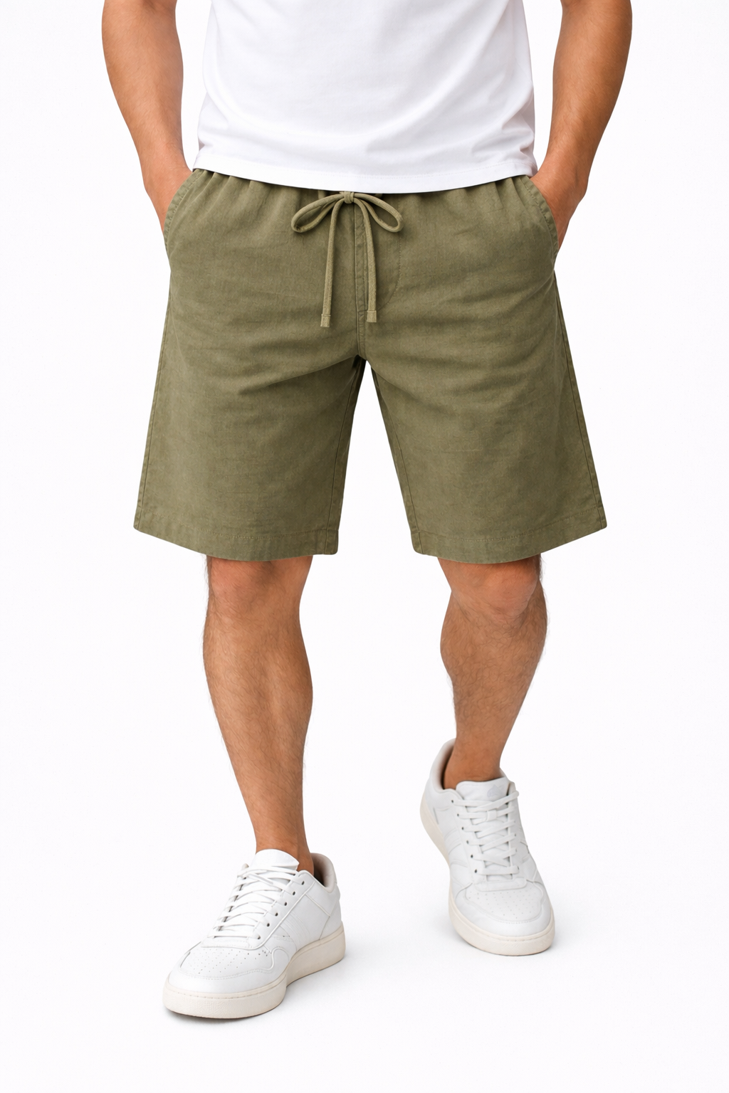 TELAMIRA BERMUDA IN LINO COTONE DISPONIBILE IN 4 COLORI