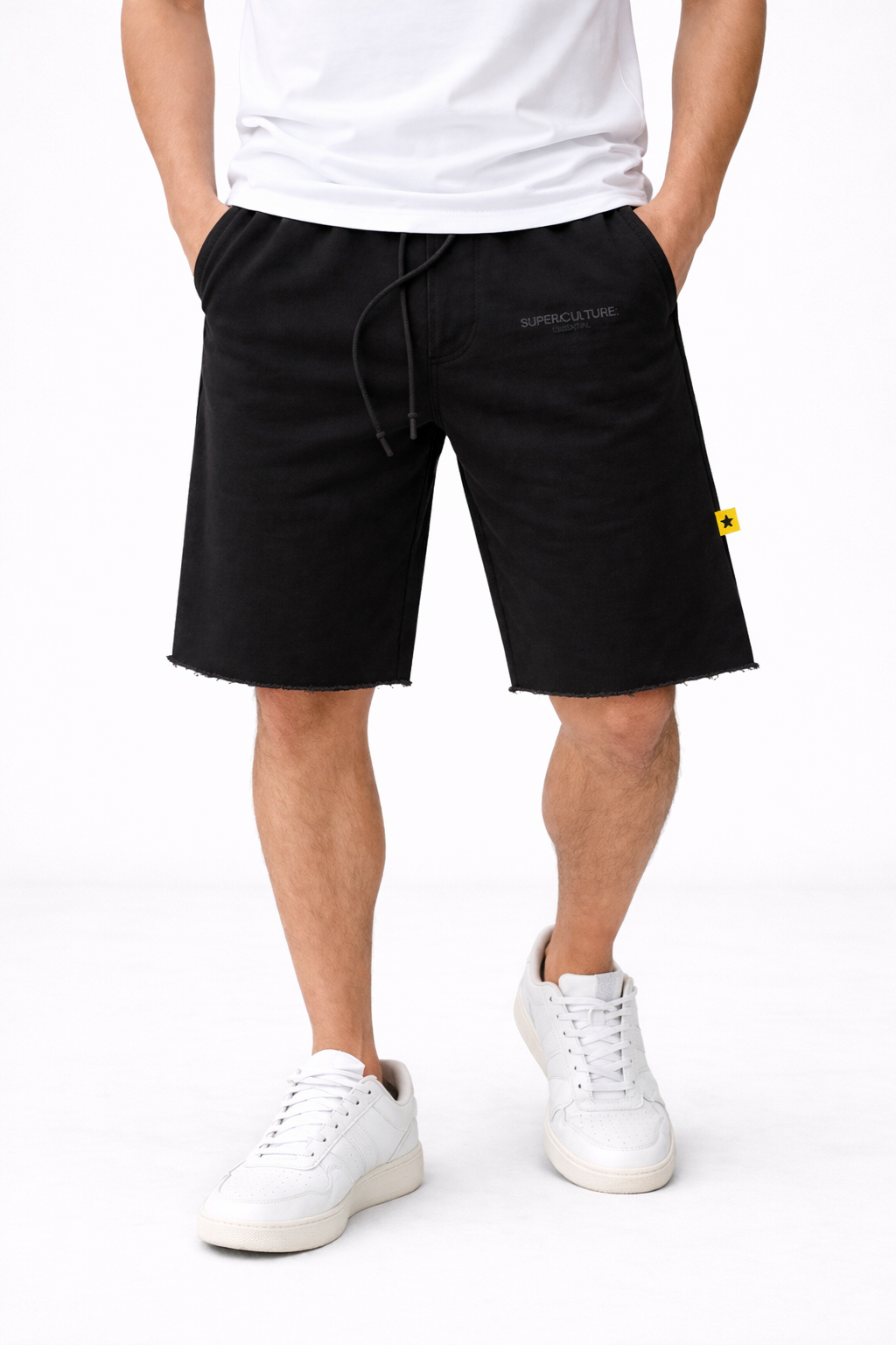 SUPERCULTURE BERMUDA IN TUTA TAGLIO VIVO DISPONIBILE IN 6 COLORI