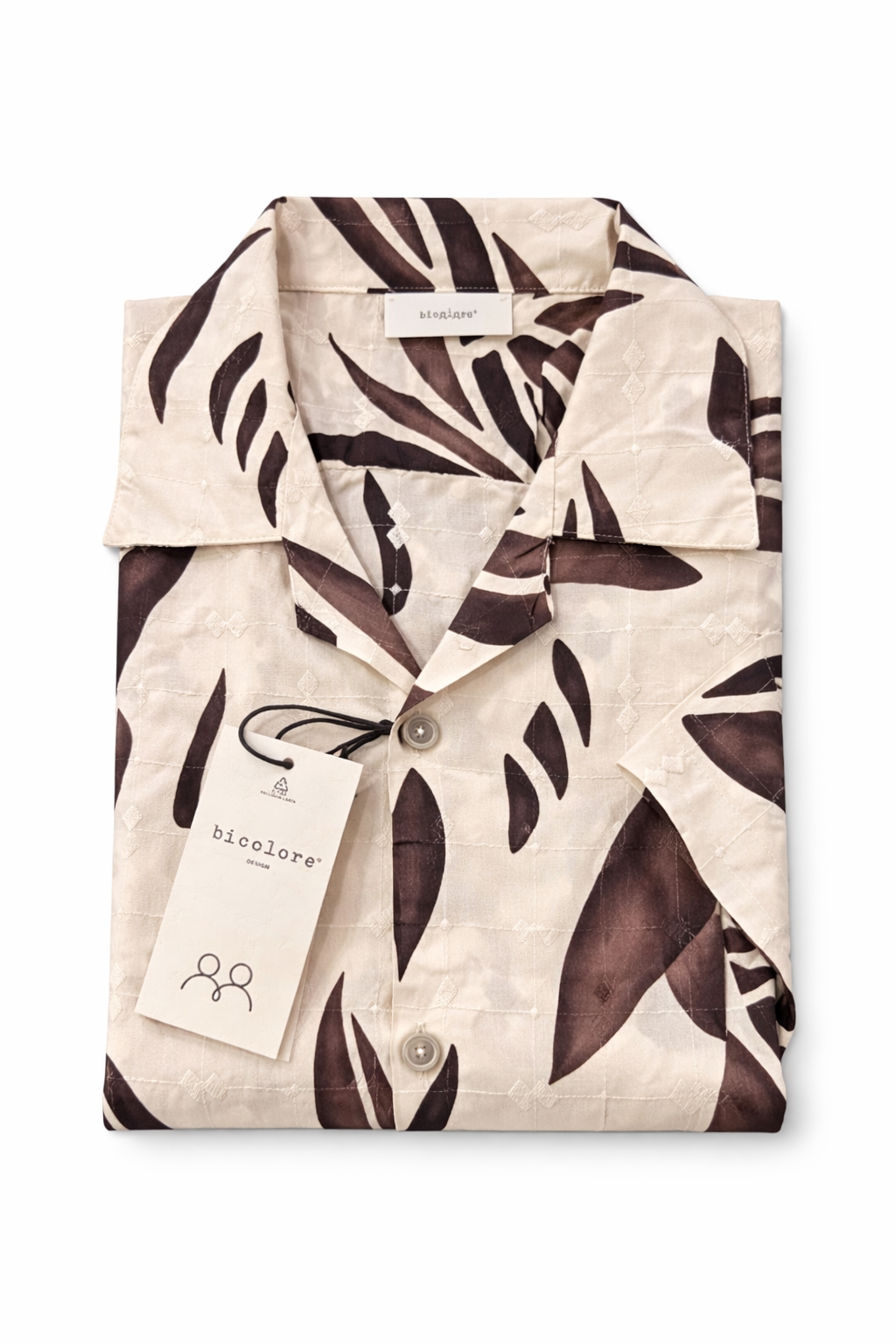 BICOLORE CAMICIA FLOREAL COLLETTO BOWLING