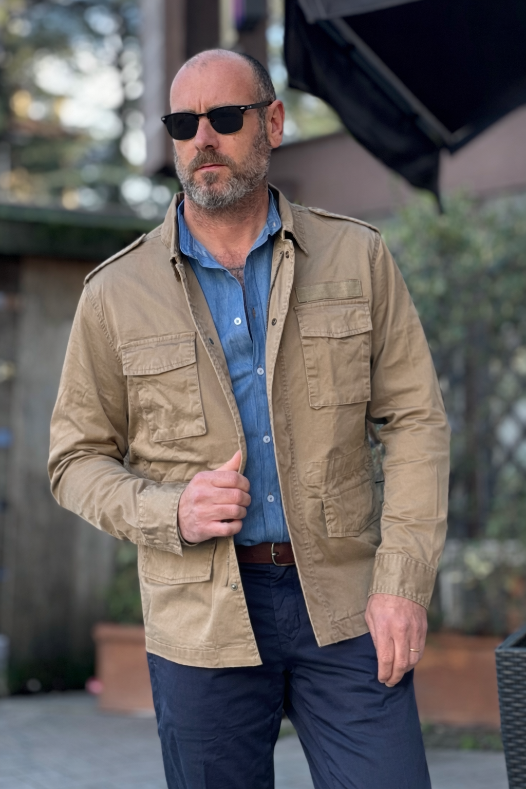 TELAMIRA FIELD JACKET COLORE BEIGE - Mania Fashion Clothing