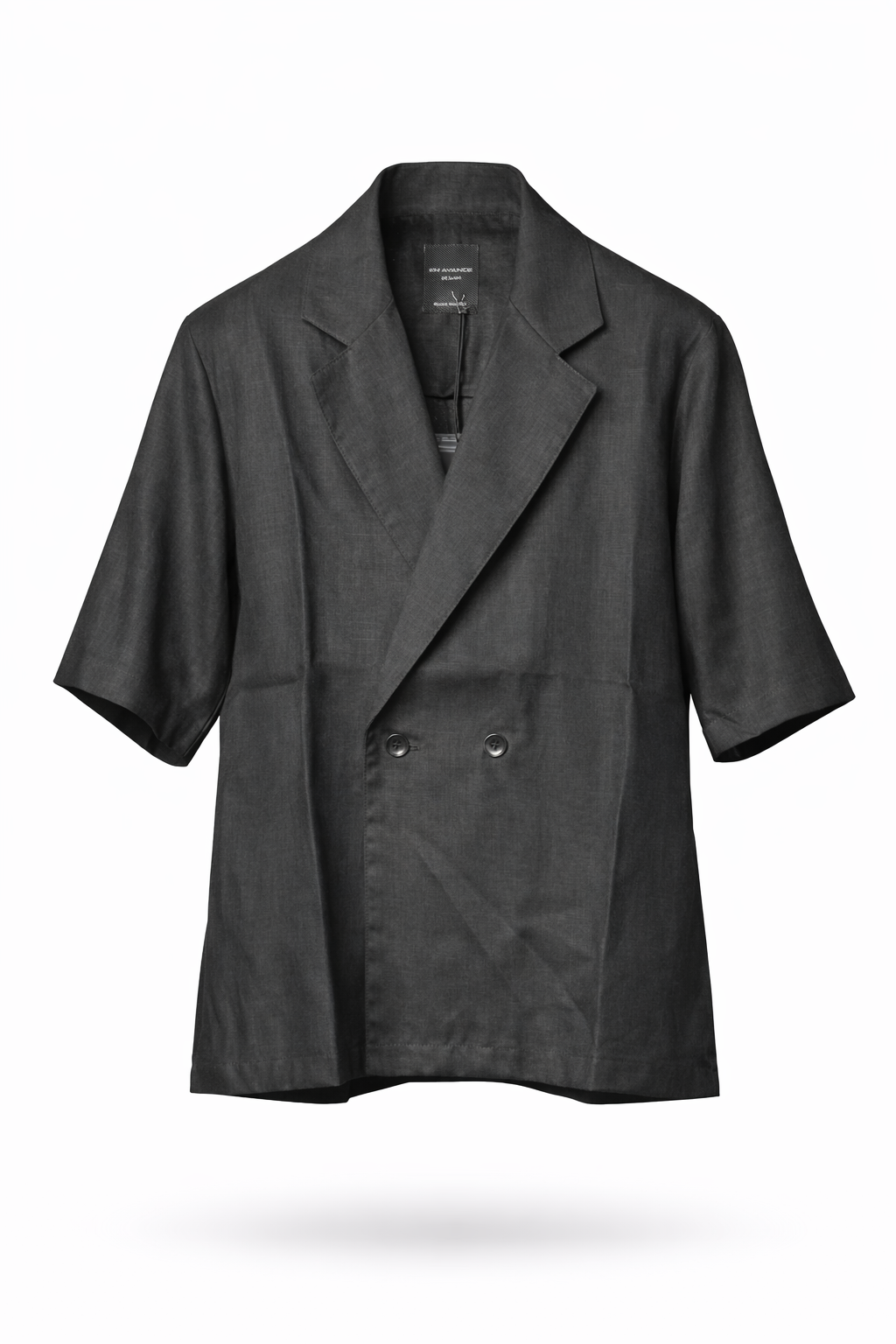 EN AVANCE GIACCA CAMICIA CHIUSURA DOPPIO PETTO IN LINO DISPONIBILE IN 2 COLORI - Mania Fashion Clothing