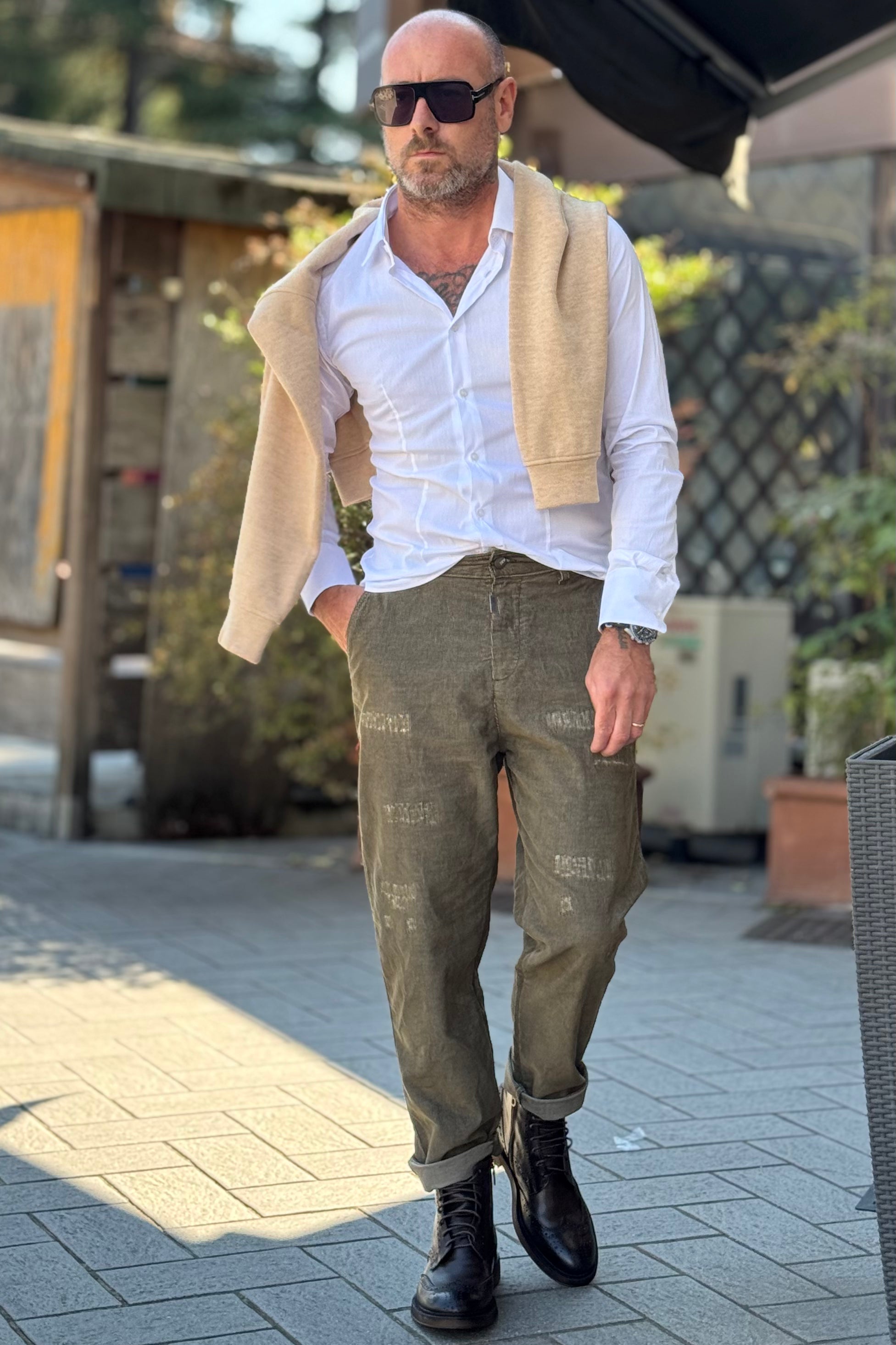 EN AVANCE CK89A PANTALONE IN COSTINA VELLUTO DISPONIBILE IN 2 COLORI