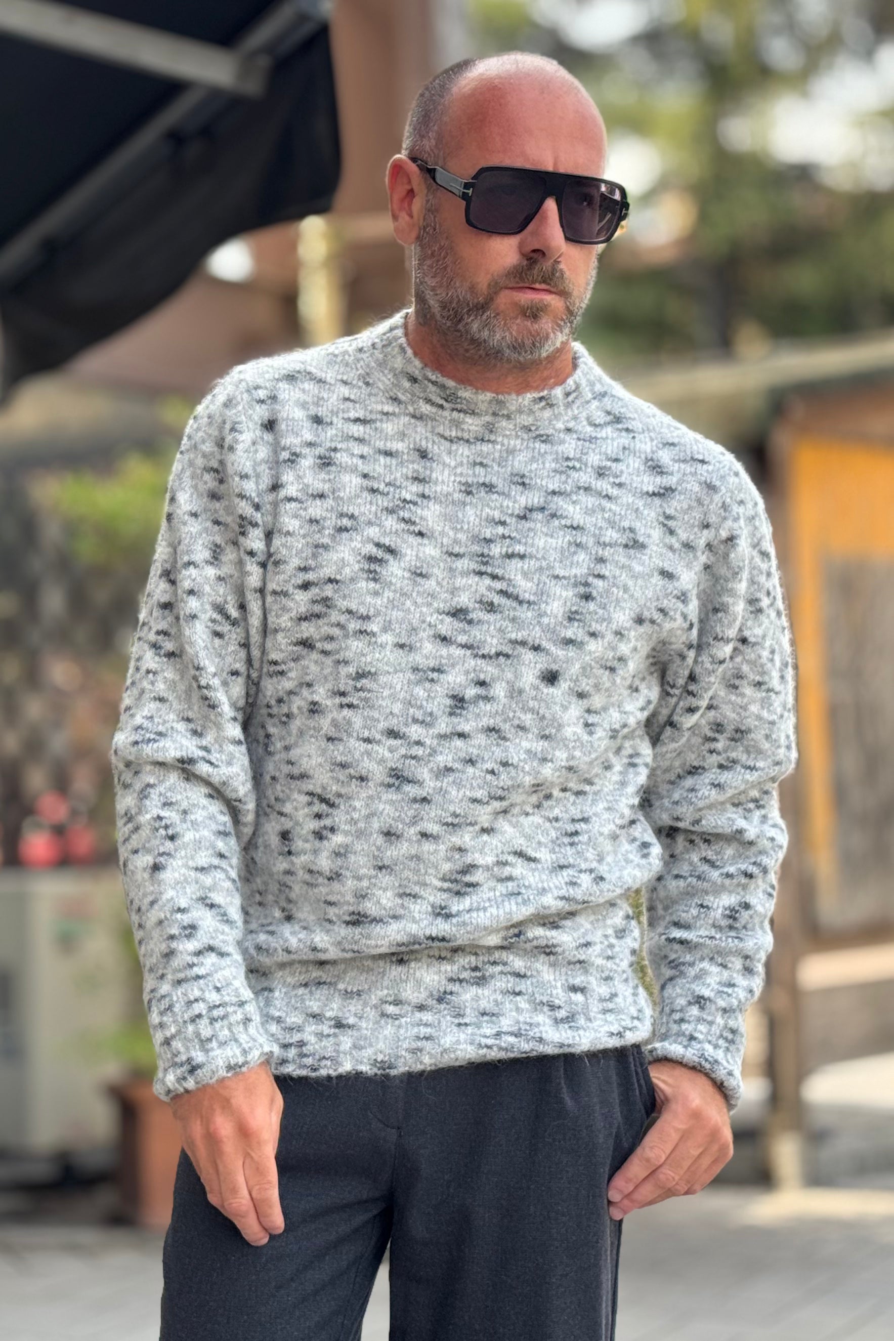 BICOLORE AU522 MAGLIA GIROCOLLO DISPONIBILE IN 2 COLORI