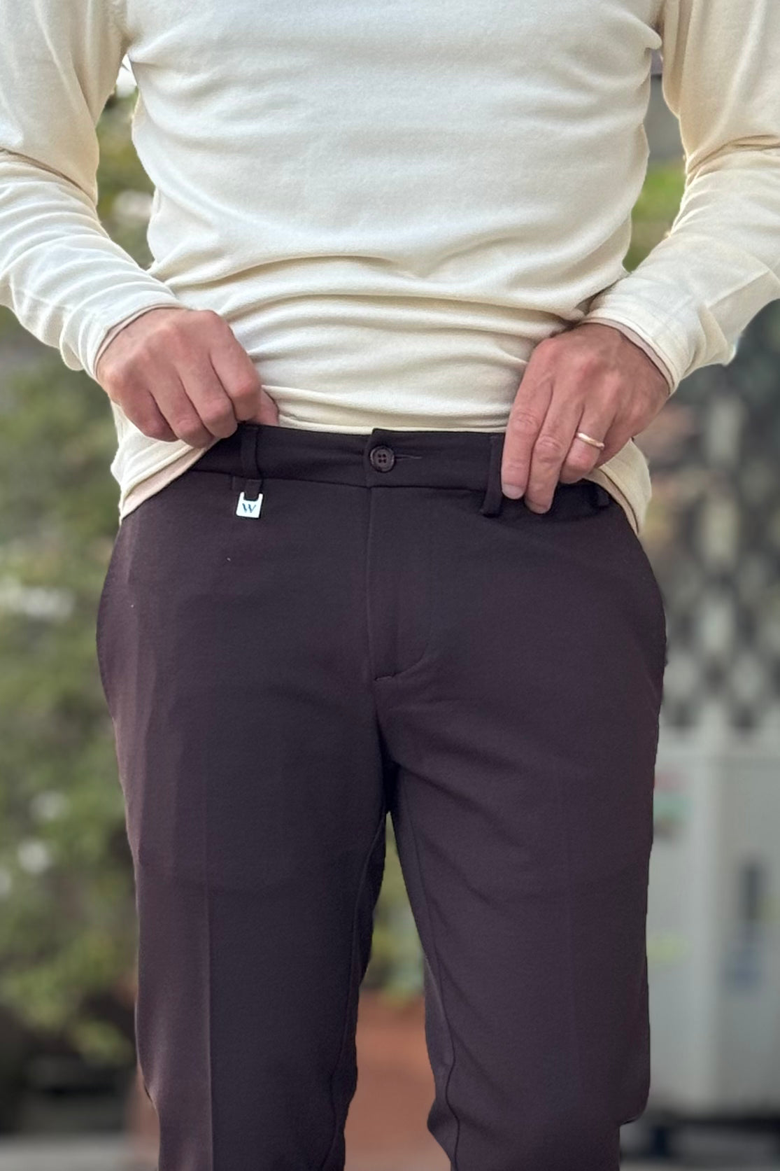 WHY NOT BRAND BOGART PANTALONE IN PUNTO MILANO DISPONIBILE IN 3 COLORI