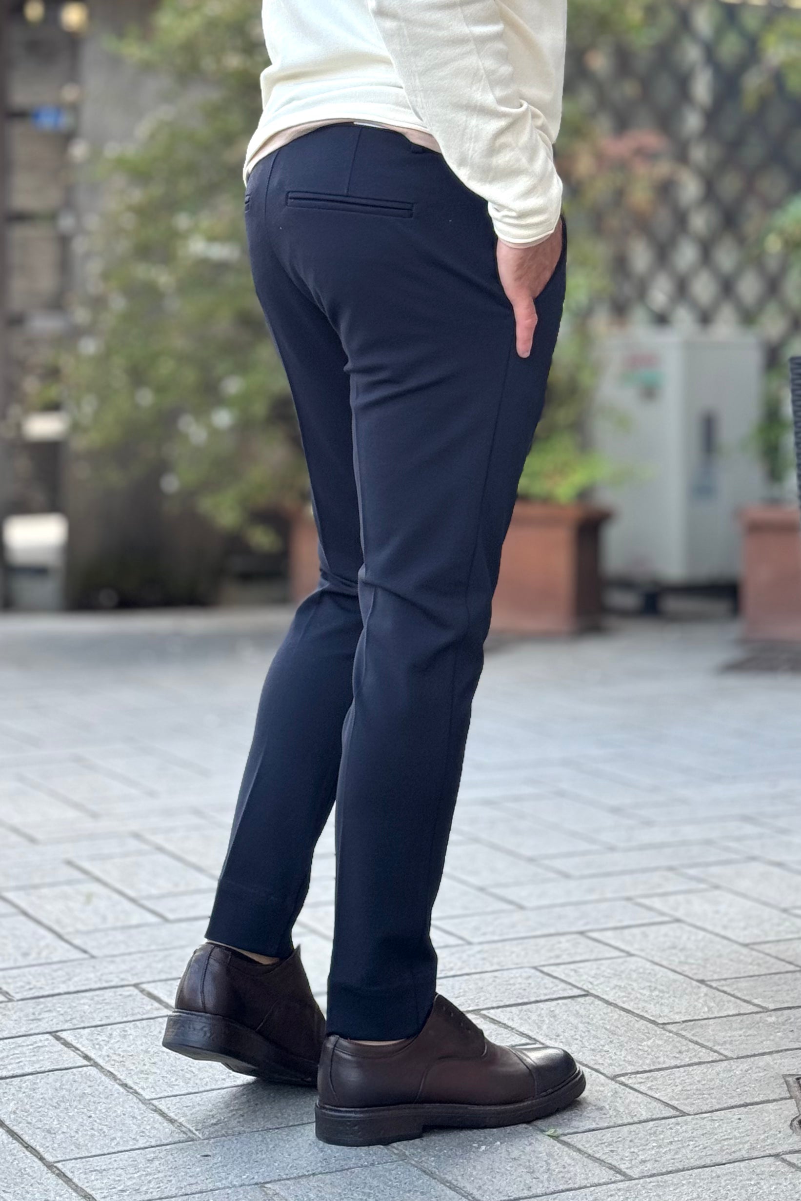 WHY NOT BRAND BOGART PANTALONE IN PUNTO MILANO DISPONIBILE IN 3 COLORI
