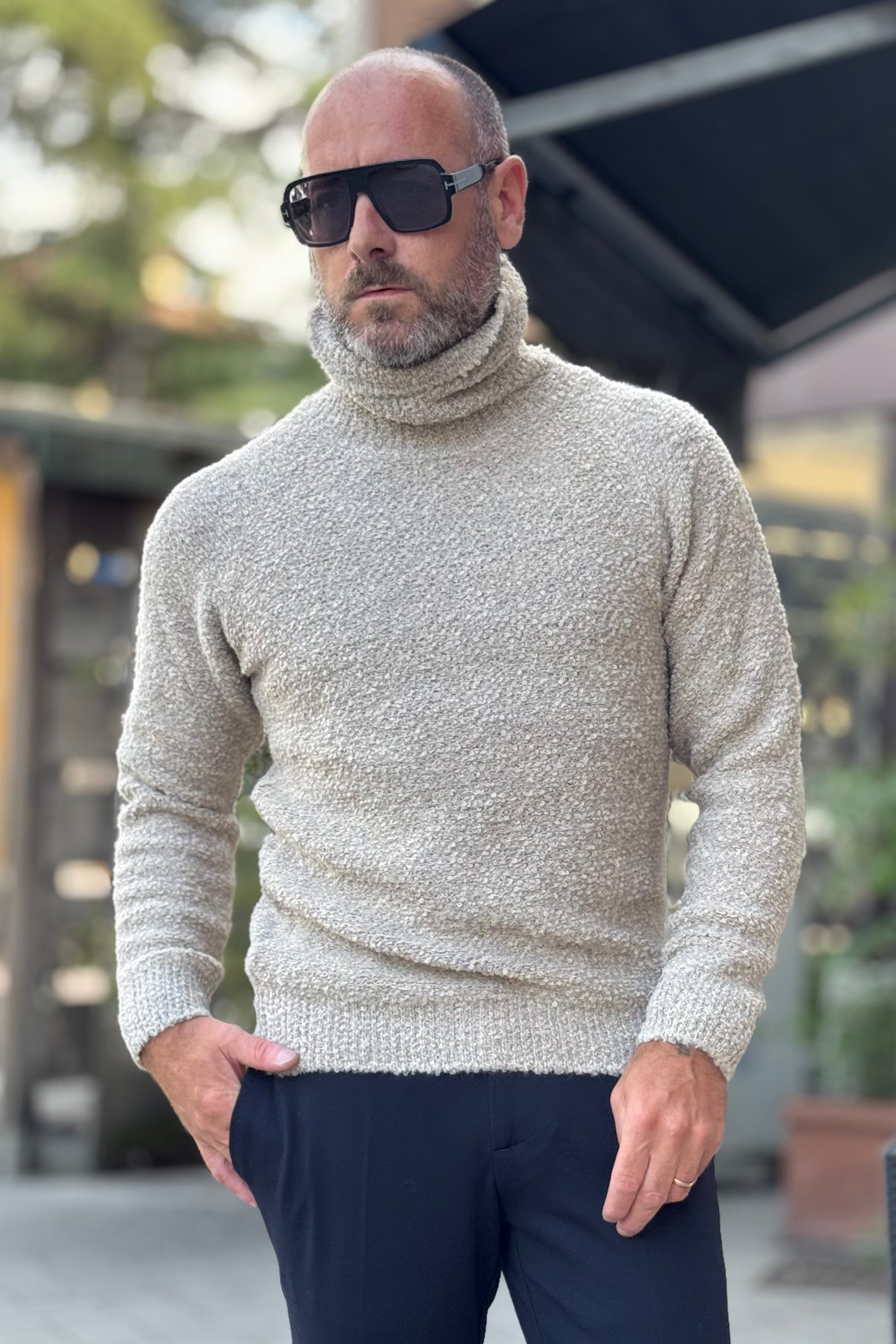 WHY NOT BRAND NEC25 DOLCEVITA BOUCLE' COLORE BEIGE