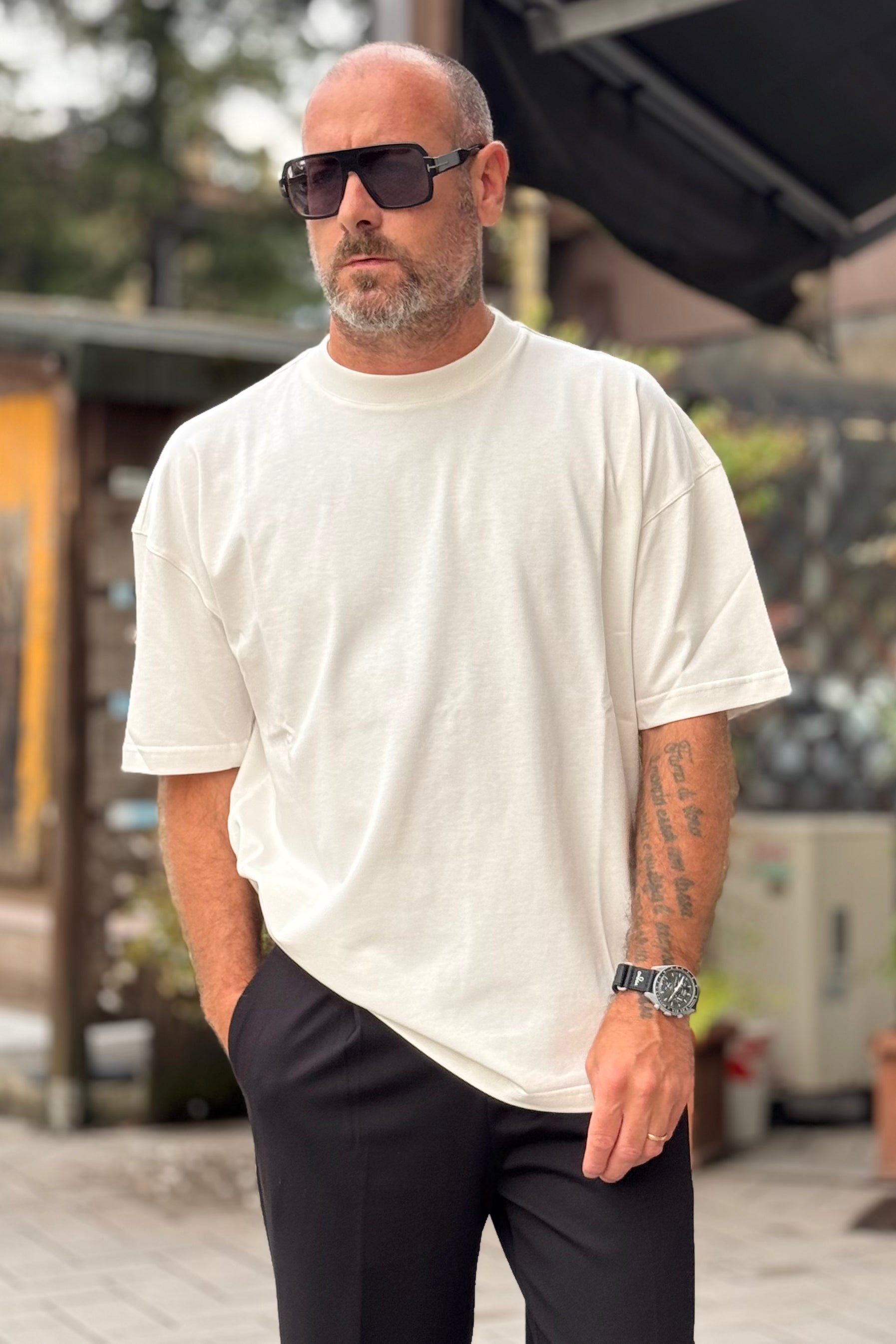 DANIELE ALESSANDRINI TSHIRT OVER DISPONIBILE IN 2 COLORI