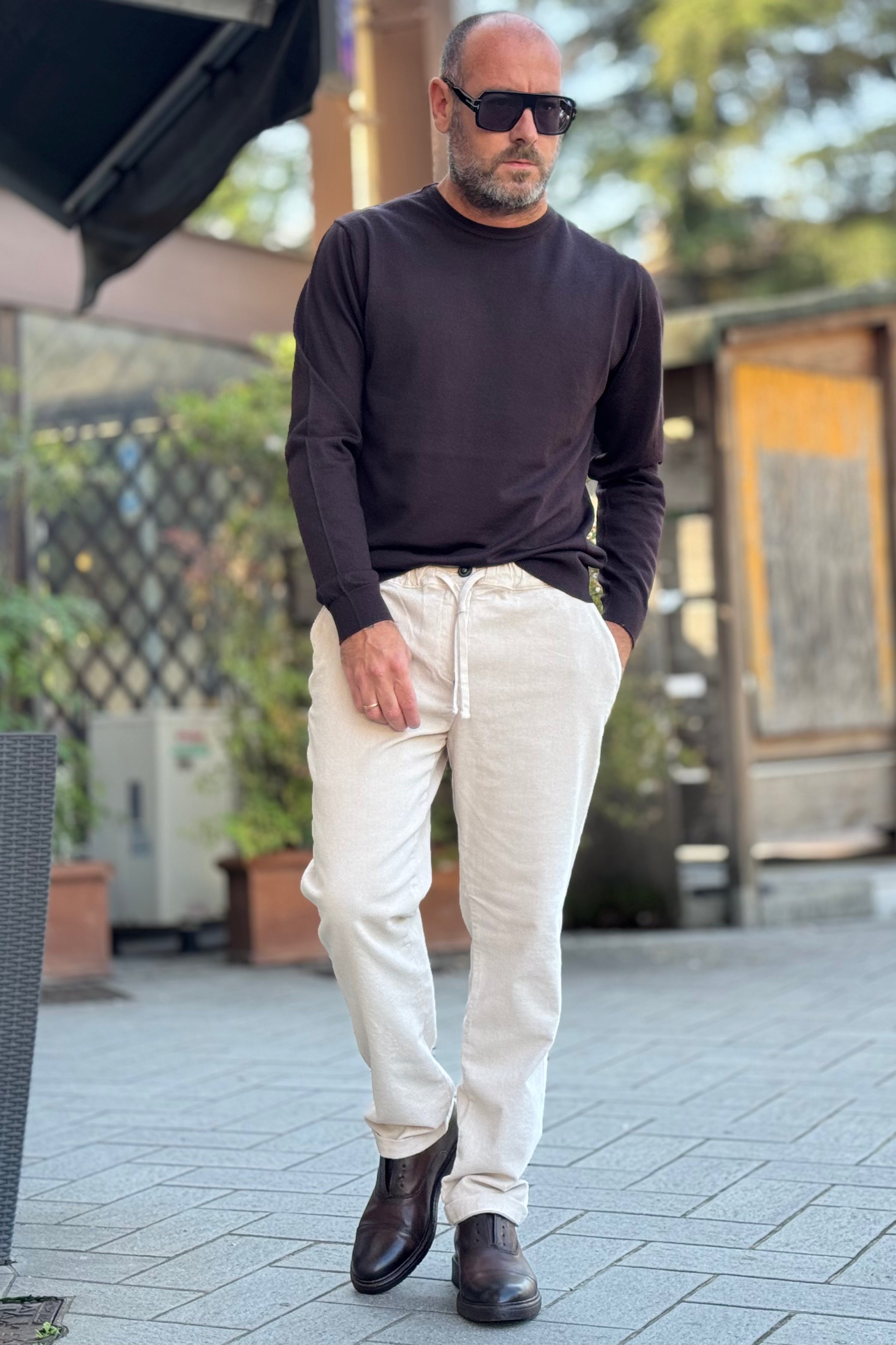 CLARK PANTALACCIO IN VELLUTO DISPONIBILE IN 2 COLORE