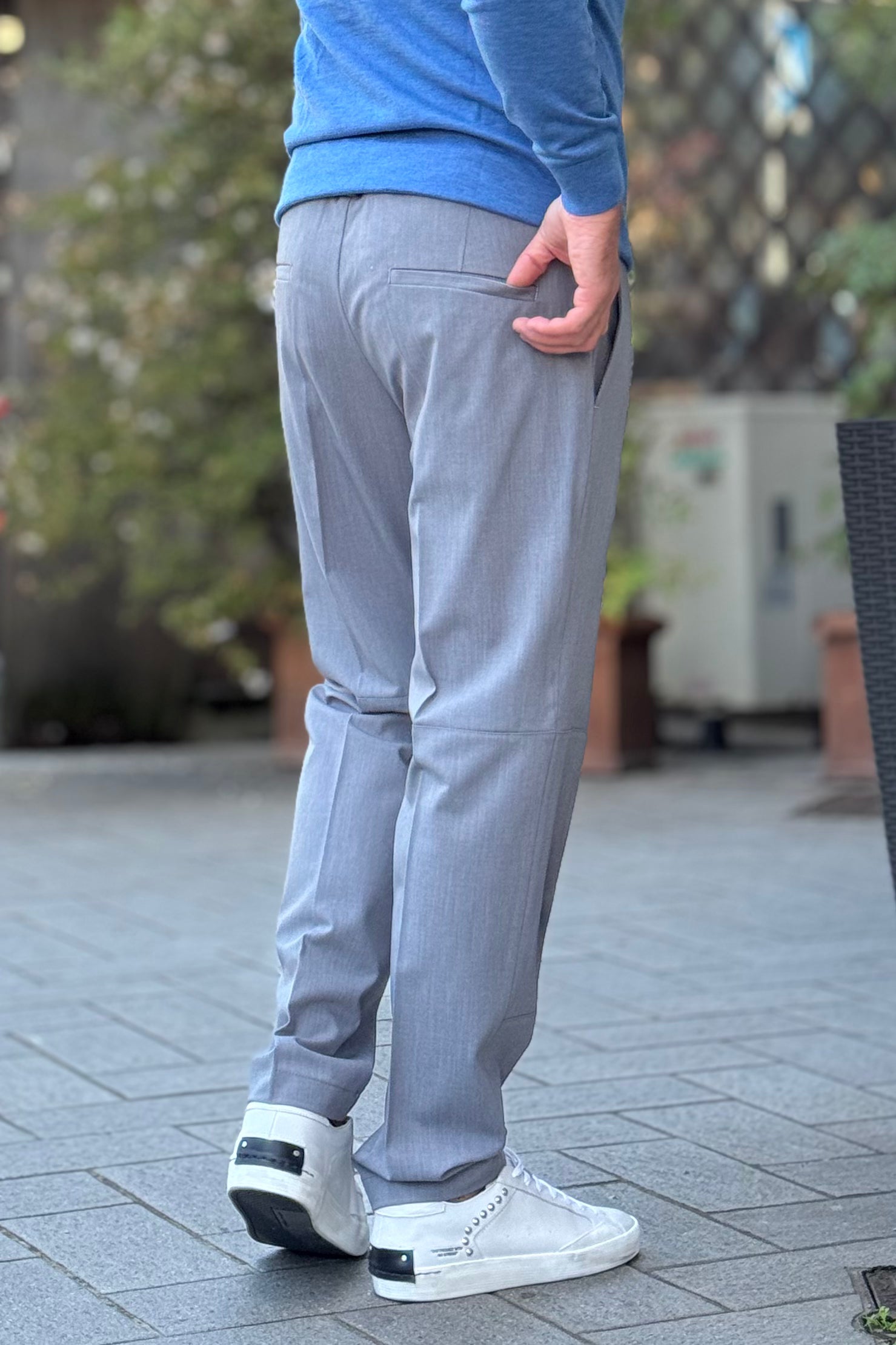 DANIELE ALESSANDRINI PANTALONE CON PINCE DISPONIBILE IN 2 COLORI