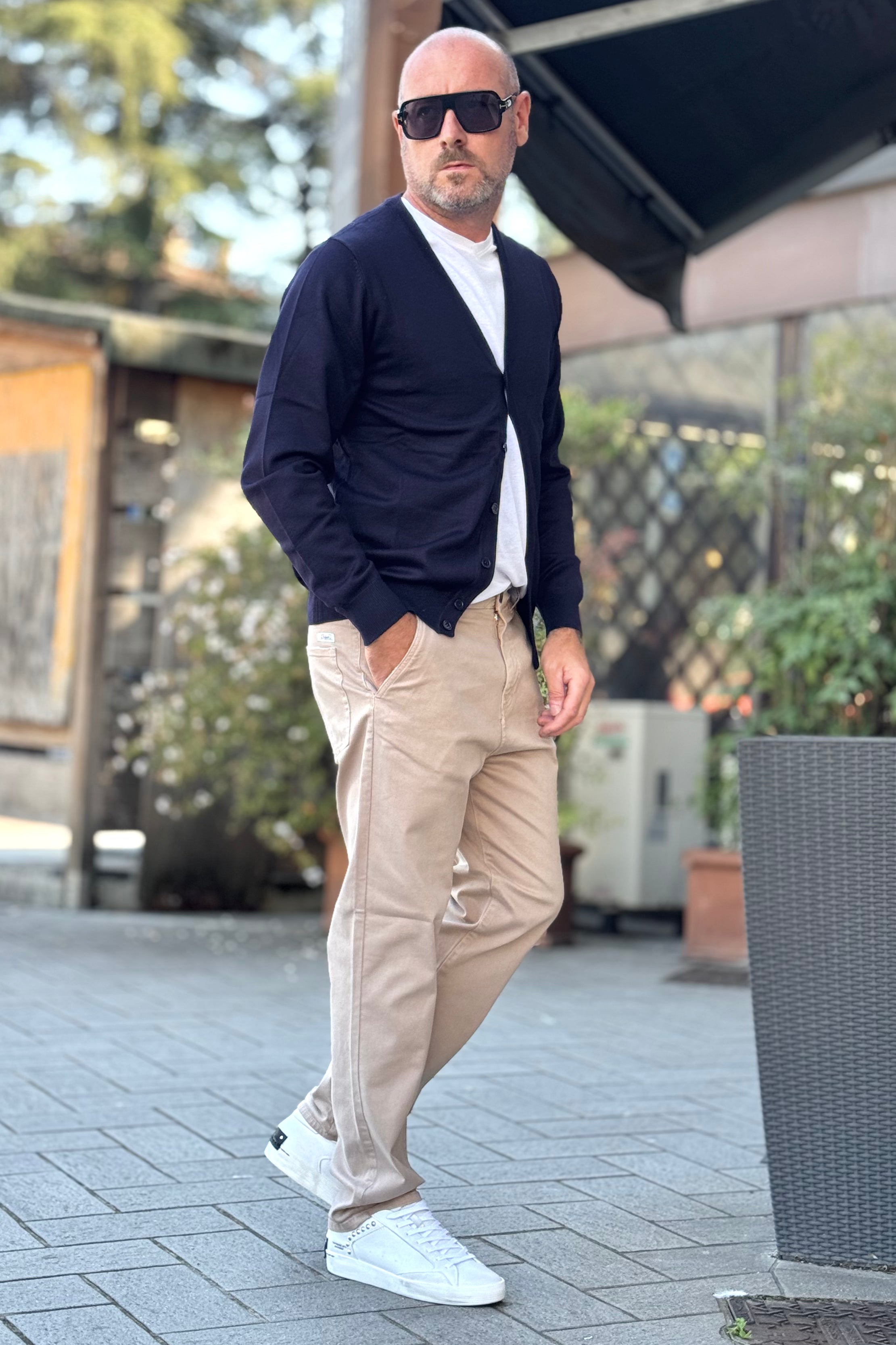 CLARK PANTALONE IN GABARDINA DISPONIBILE IN 2 COLORI