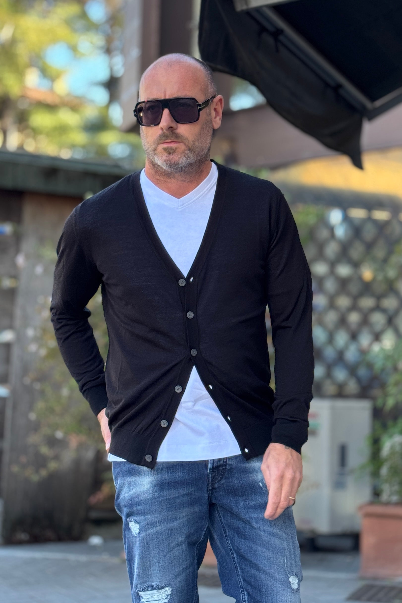 DANIELE ALESSANDRINI CARDIGAN SUPER SOFT DISPONIBILE IN 4 COLORI