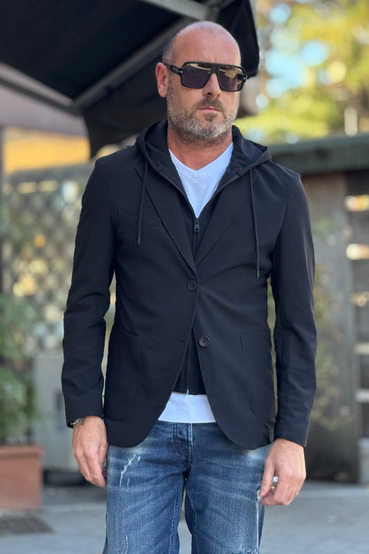 TELAMIRA GIACCA CON PETTORINA STACCABILE NO-STIRO DISPONIBILE IN 2 COLORI