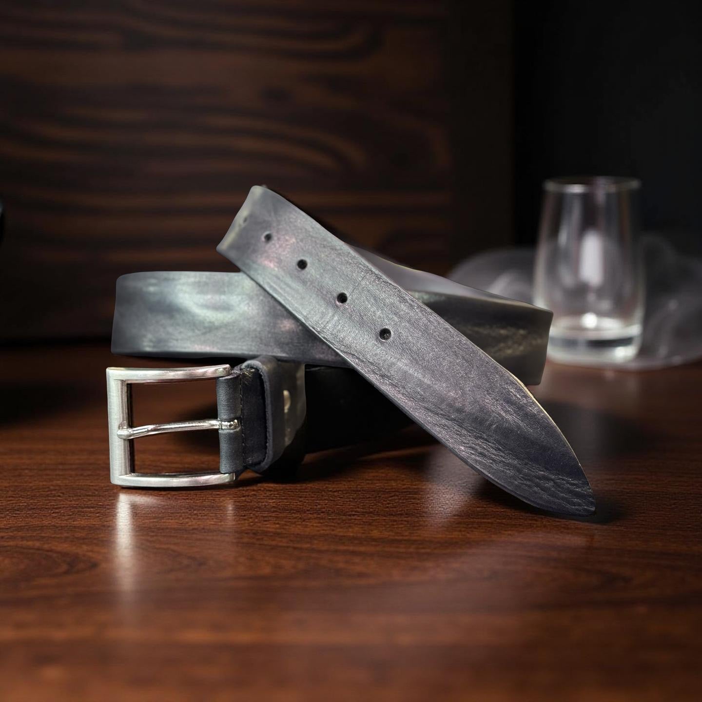 OFFICINE DEL CUOIO CINTURA IN PELLE VINTAGE DISPONIBILE IN 2 COLORI