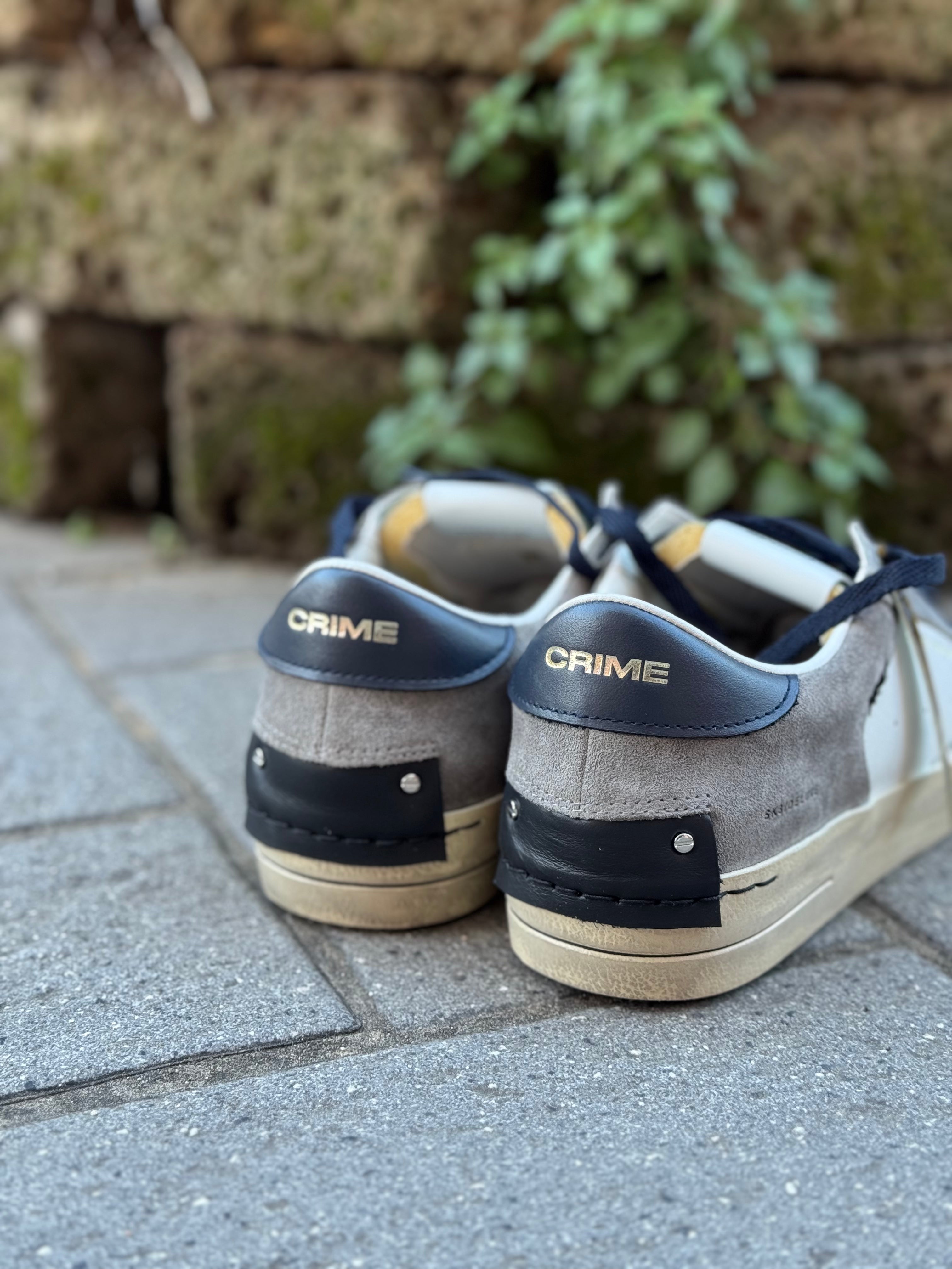 CRIME LONDON SNEAKERS IN SUEDE E PELLE