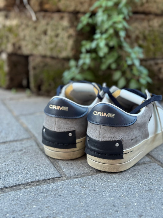 CRIME LONDON SNEAKERS IN SUEDE E PELLE