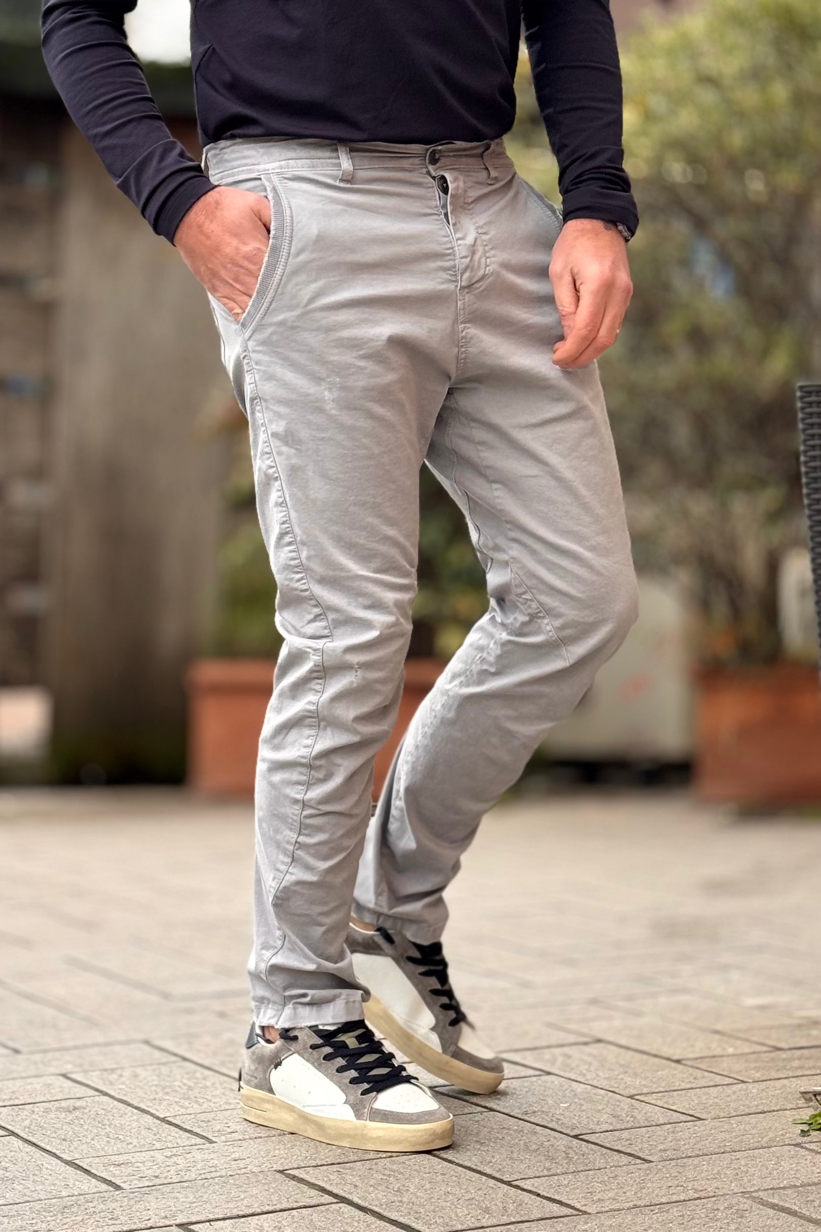 XAGON MAN PANTALONE IN COTONE DISPONIBILE IN 4 COLORI