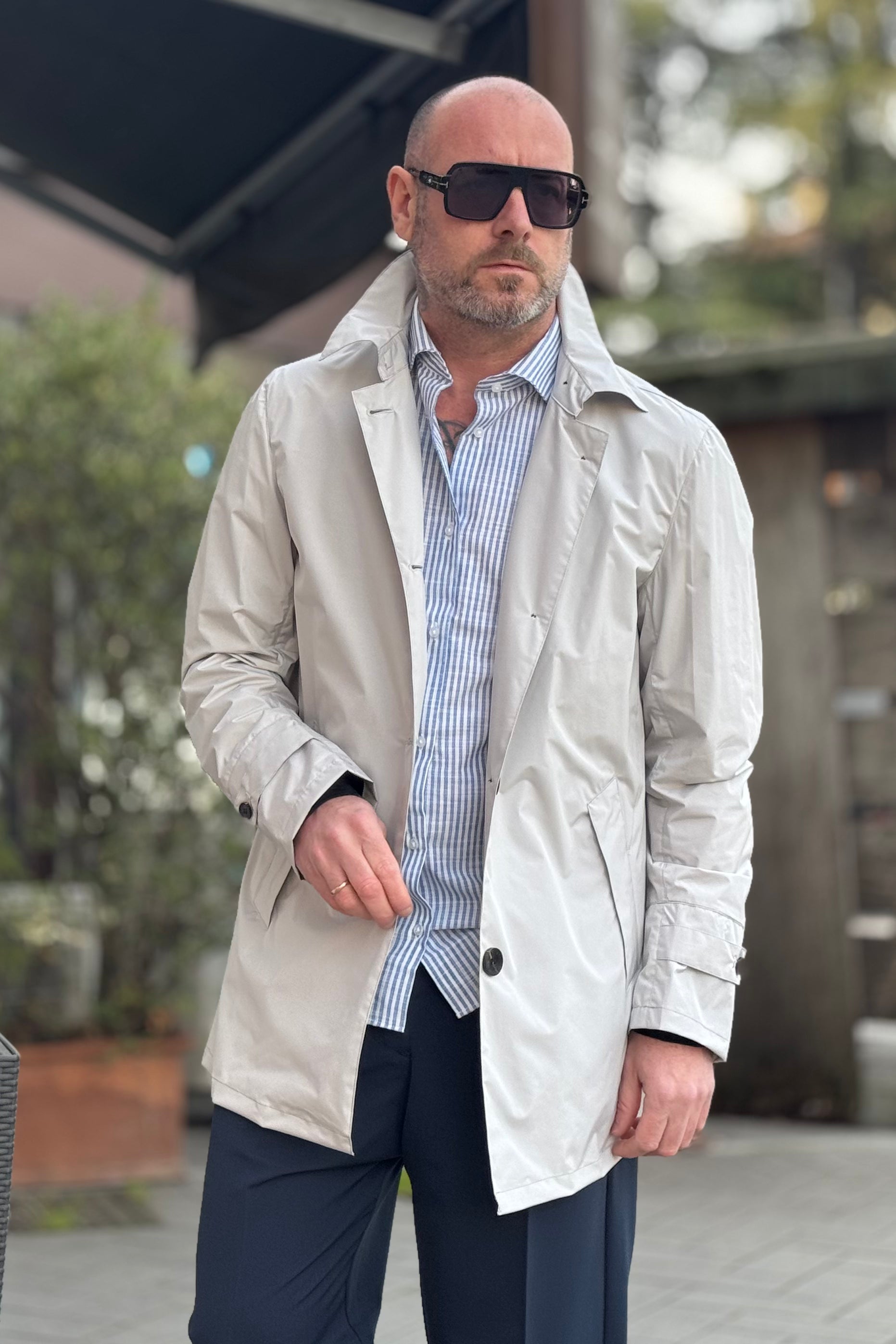 TELAMIRA IMPERMEABILE ULTRA LEGGERO IN TESSUTO TECNICO DISPONIBILE IN 2 COLORI