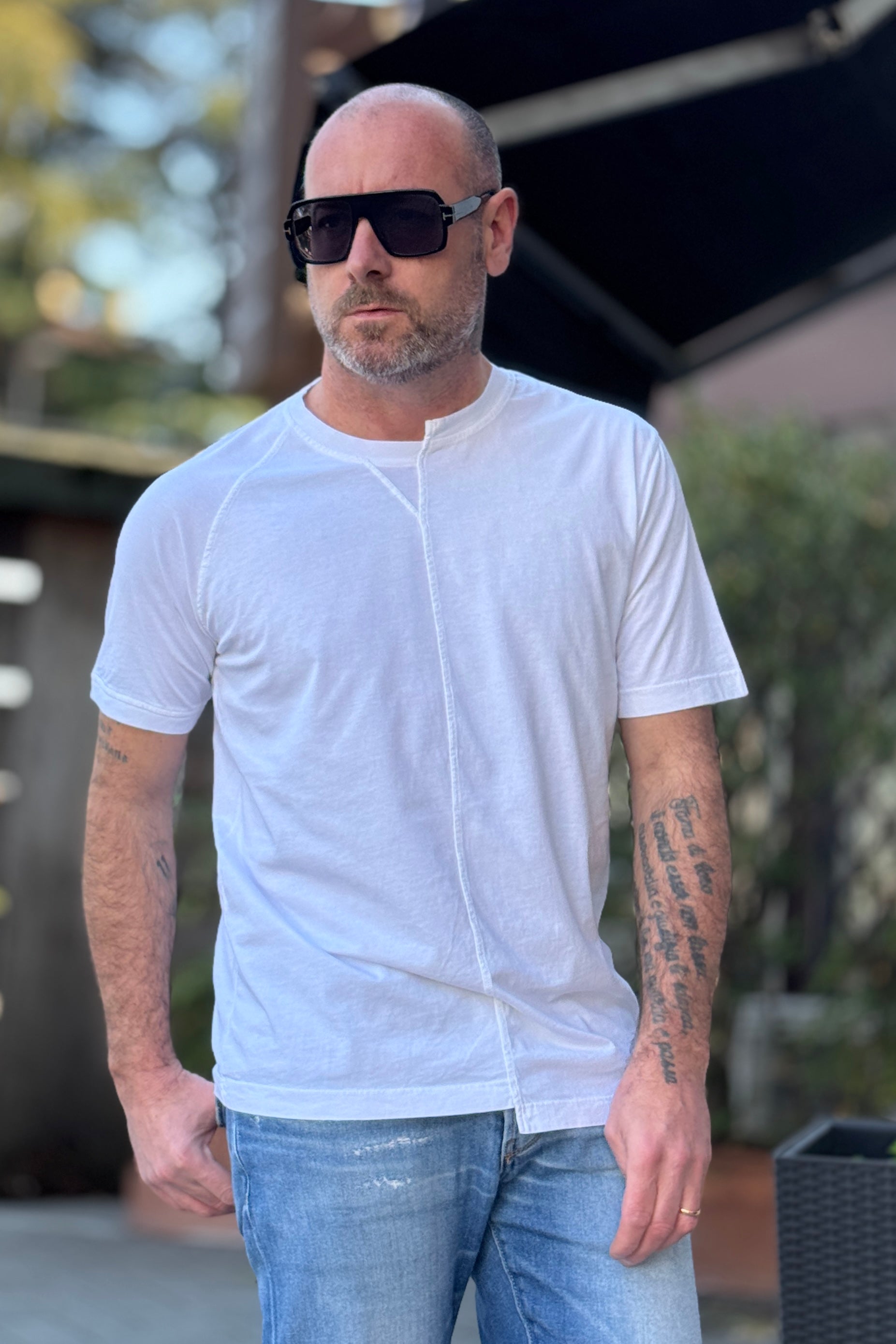 I MARSILI TSHIRT COLLETTO ASSIMETRICO DISPONIBILE IN 2 COLORI