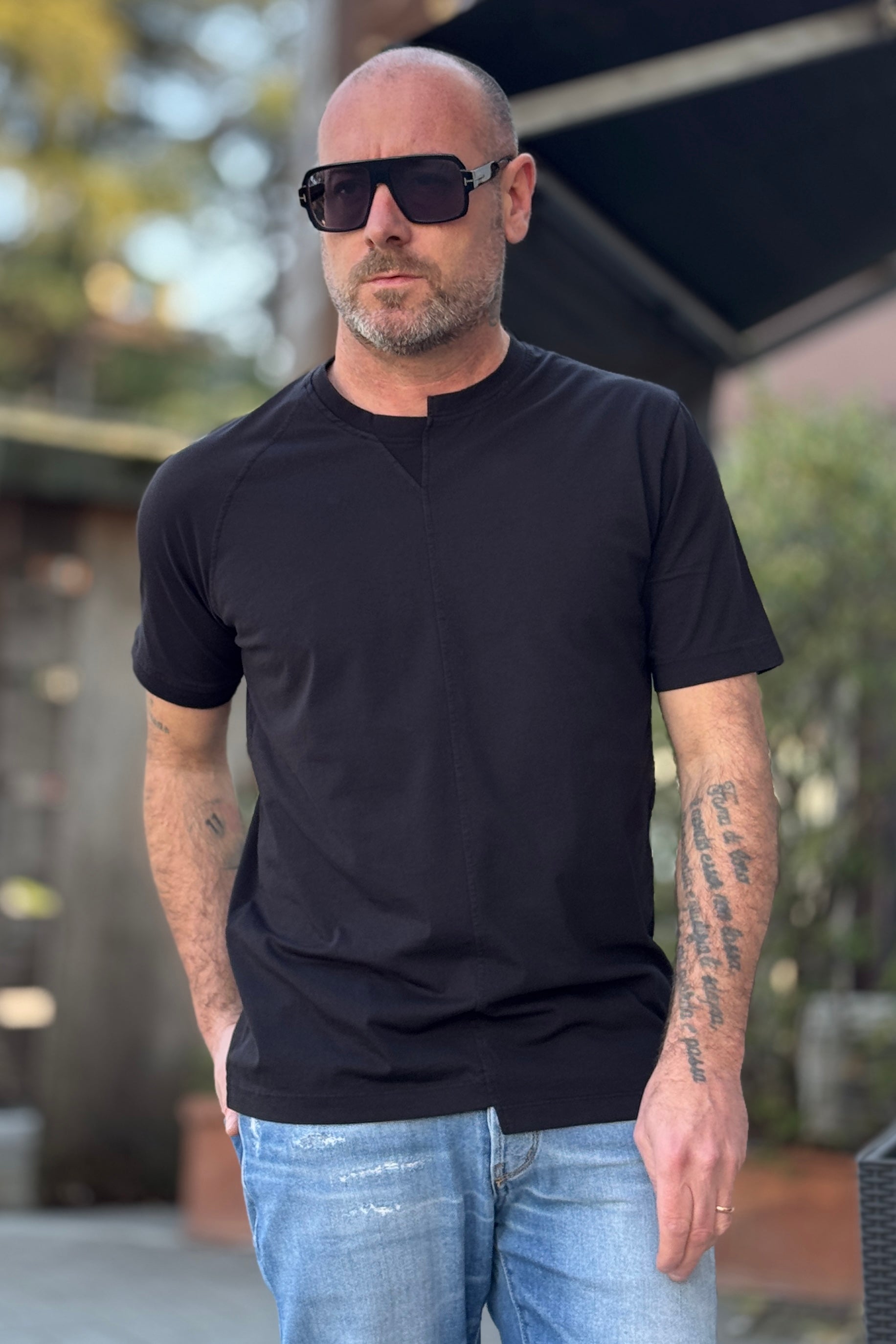 I MARSILI TSHIRT COLLETTO ASSIMETRICO DISPONIBILE IN 2 COLORI