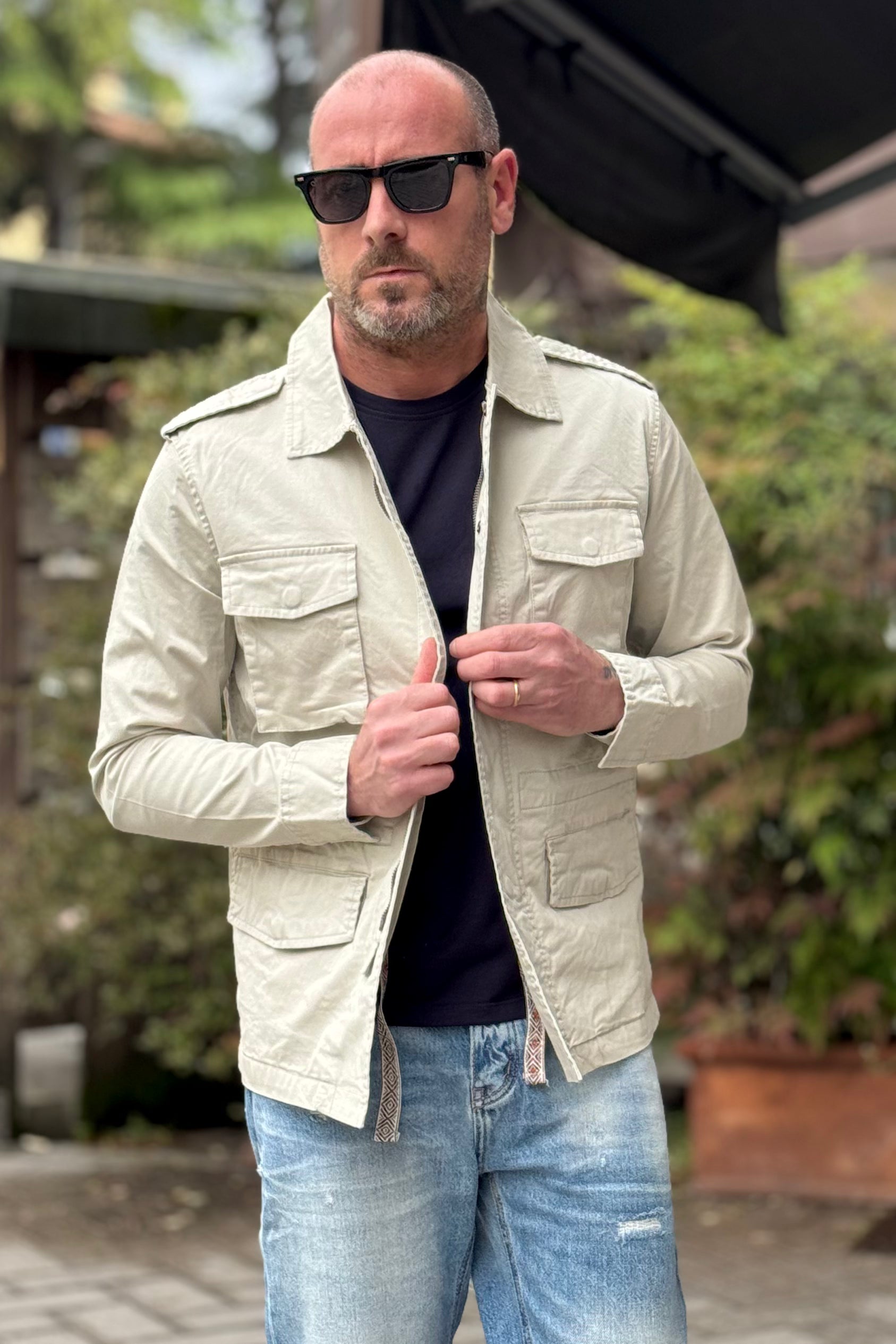 Telamira BTG051 Military Green Saharan Jacket with Pockets