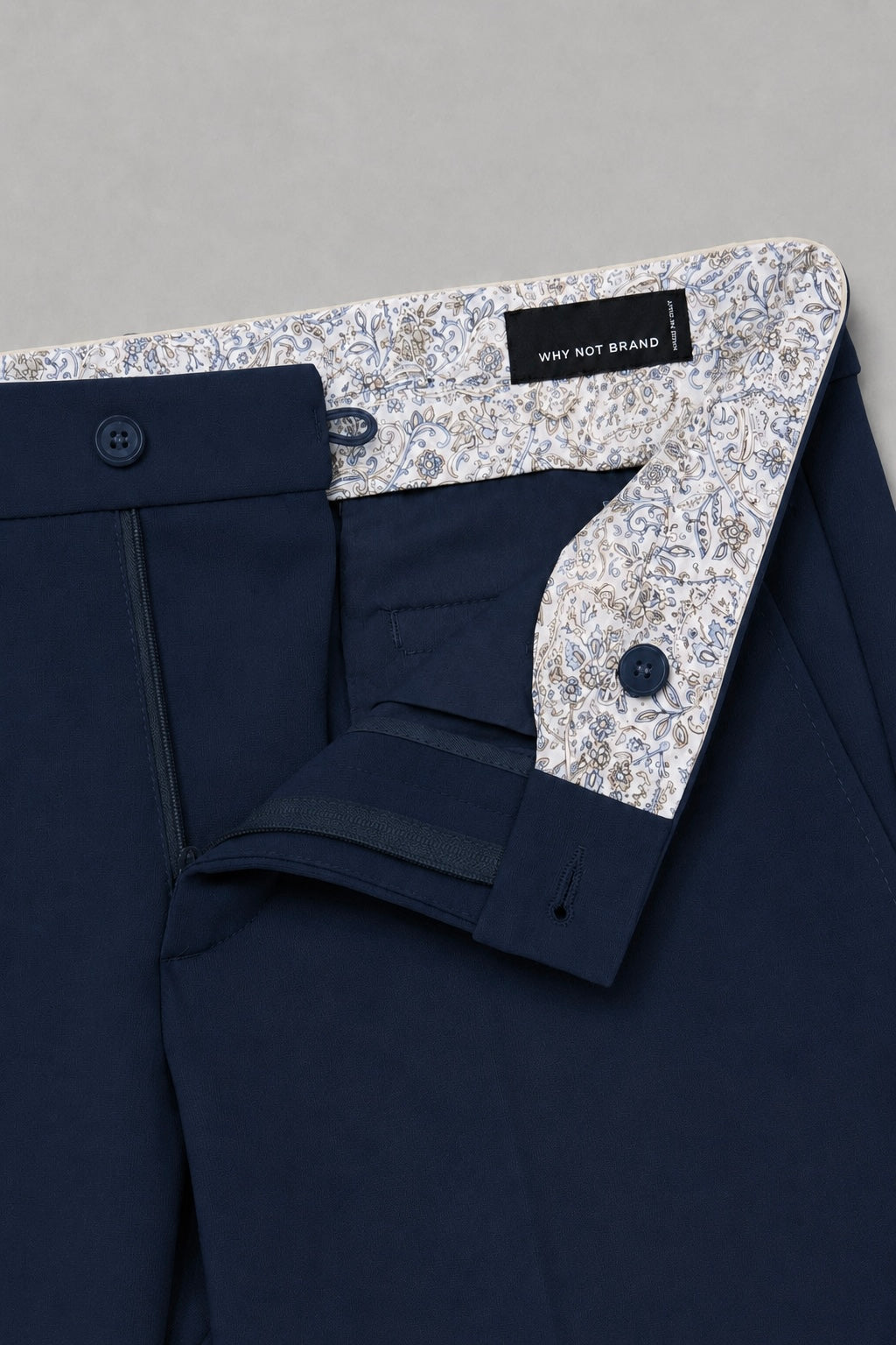 WHY NOT BRAND PANTALONE IN PUNTO MILANO - BLU NAVY