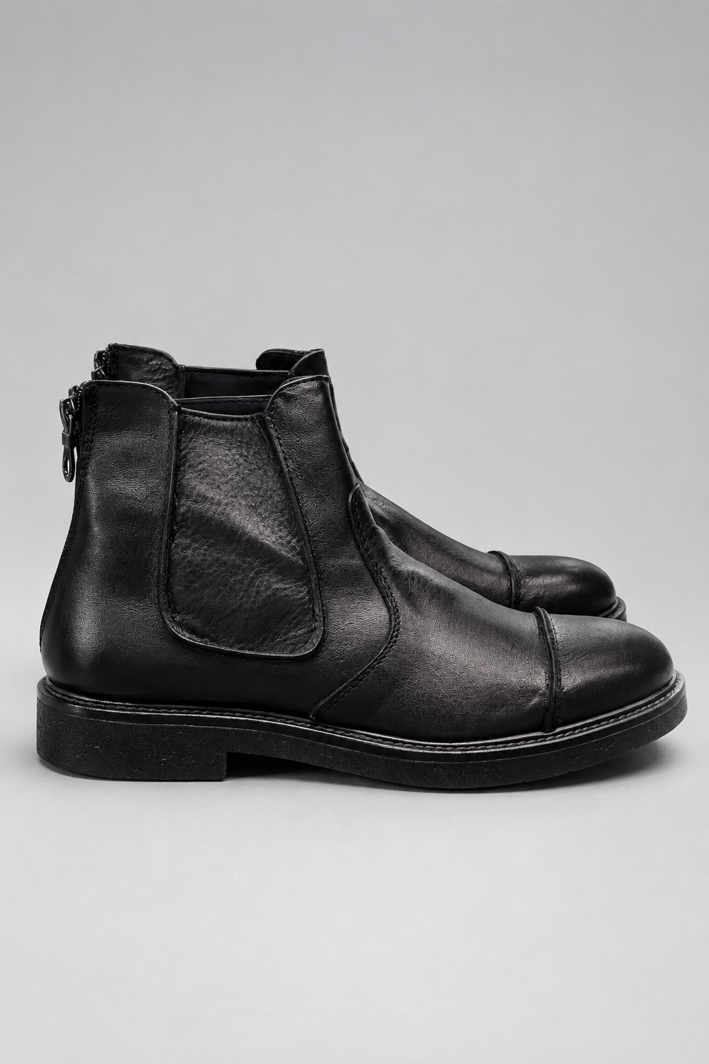 ARNOLD LAYNE STIVALETTO IN PELLE CON CHIUSURA ZIP