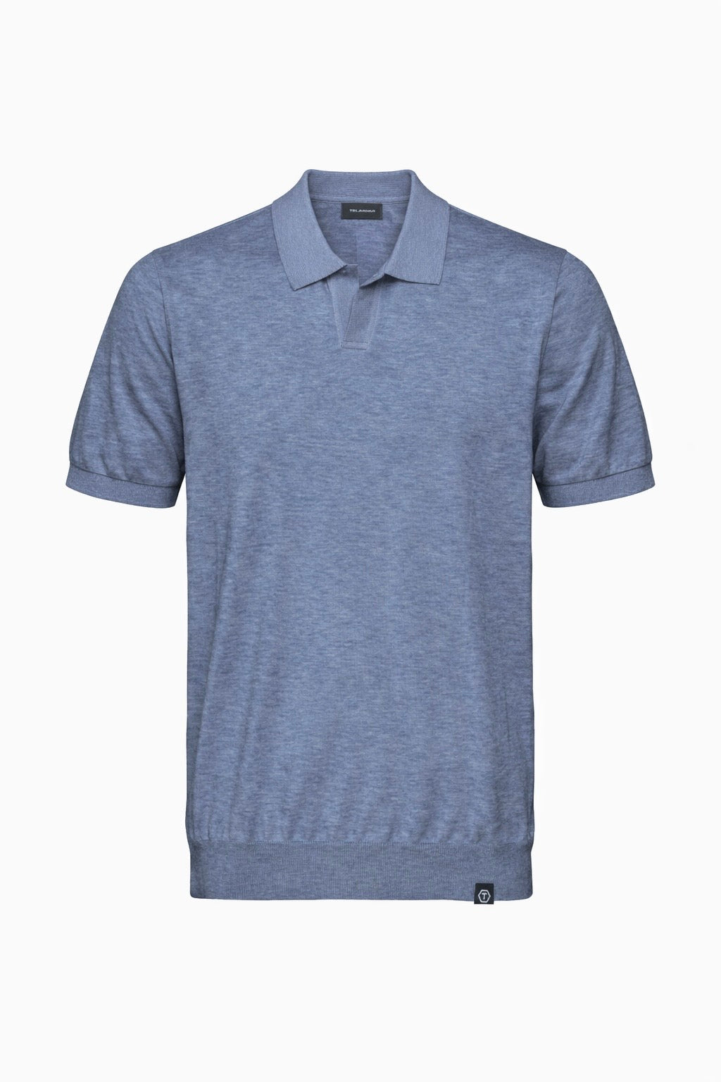 TELAMIRA POLO SENZA BOTTONE IN COTONE TINTO FREDDO DISPONIBILE IN 5 COLORI - Mania Fashion Clothing