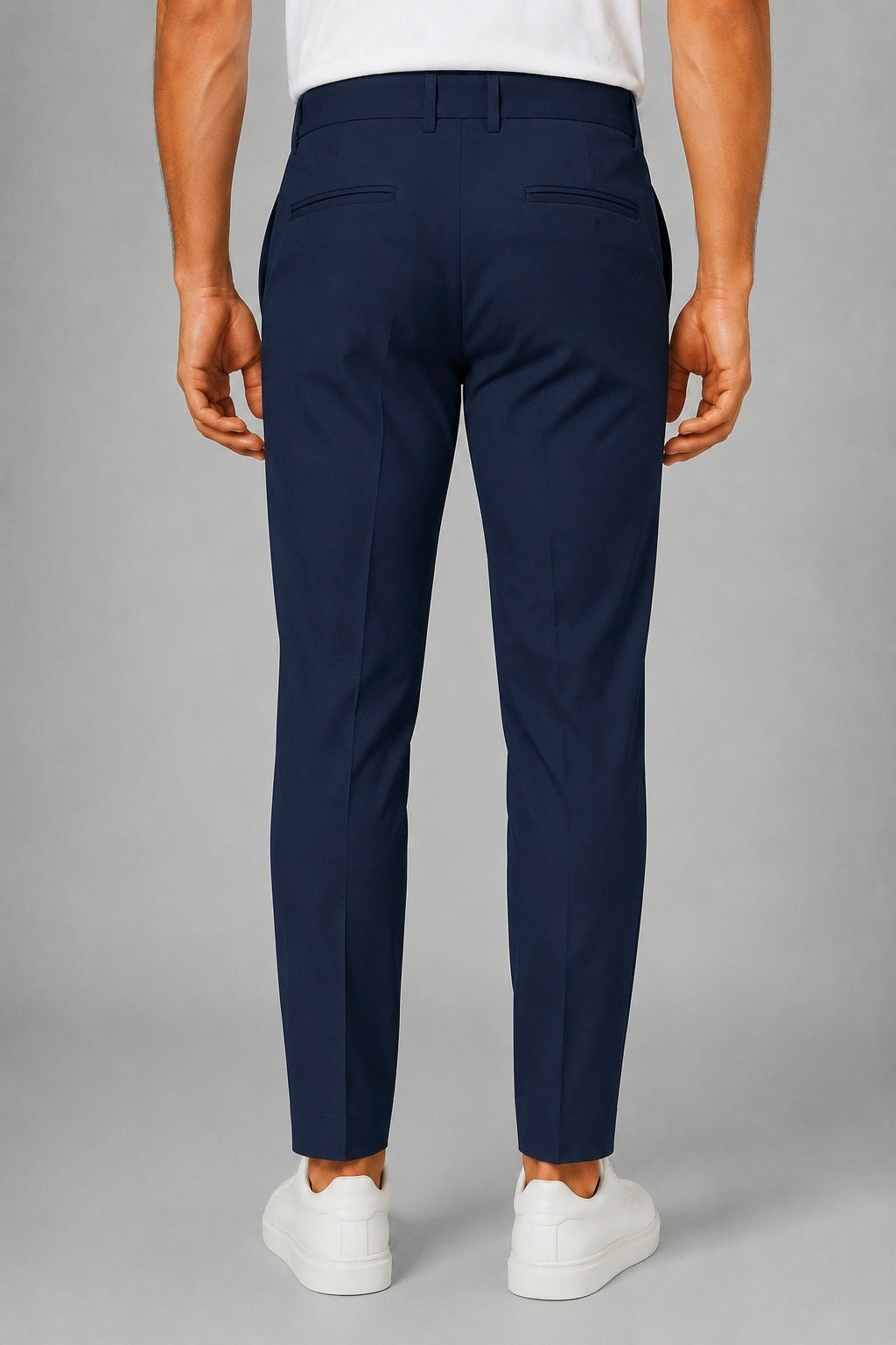 WHY NOT BRAND PANTALONE IN PUNTO MILANO - BLU NAVY