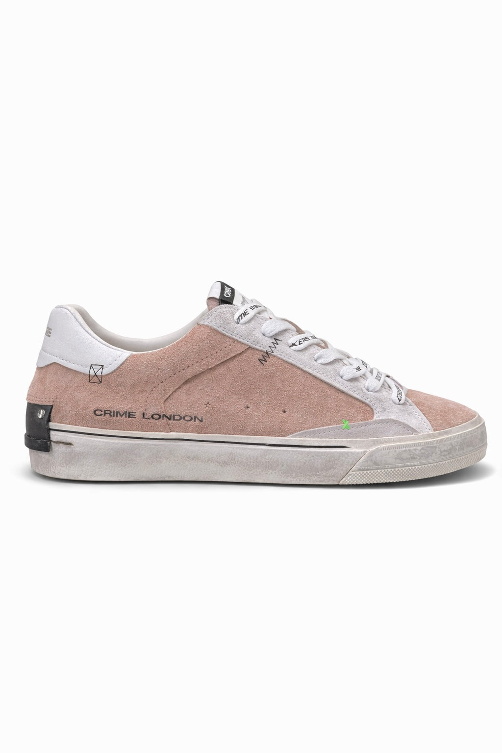 CRIME LONDON SNEAKERS IN CAMOSCIO COLORE BEIGE