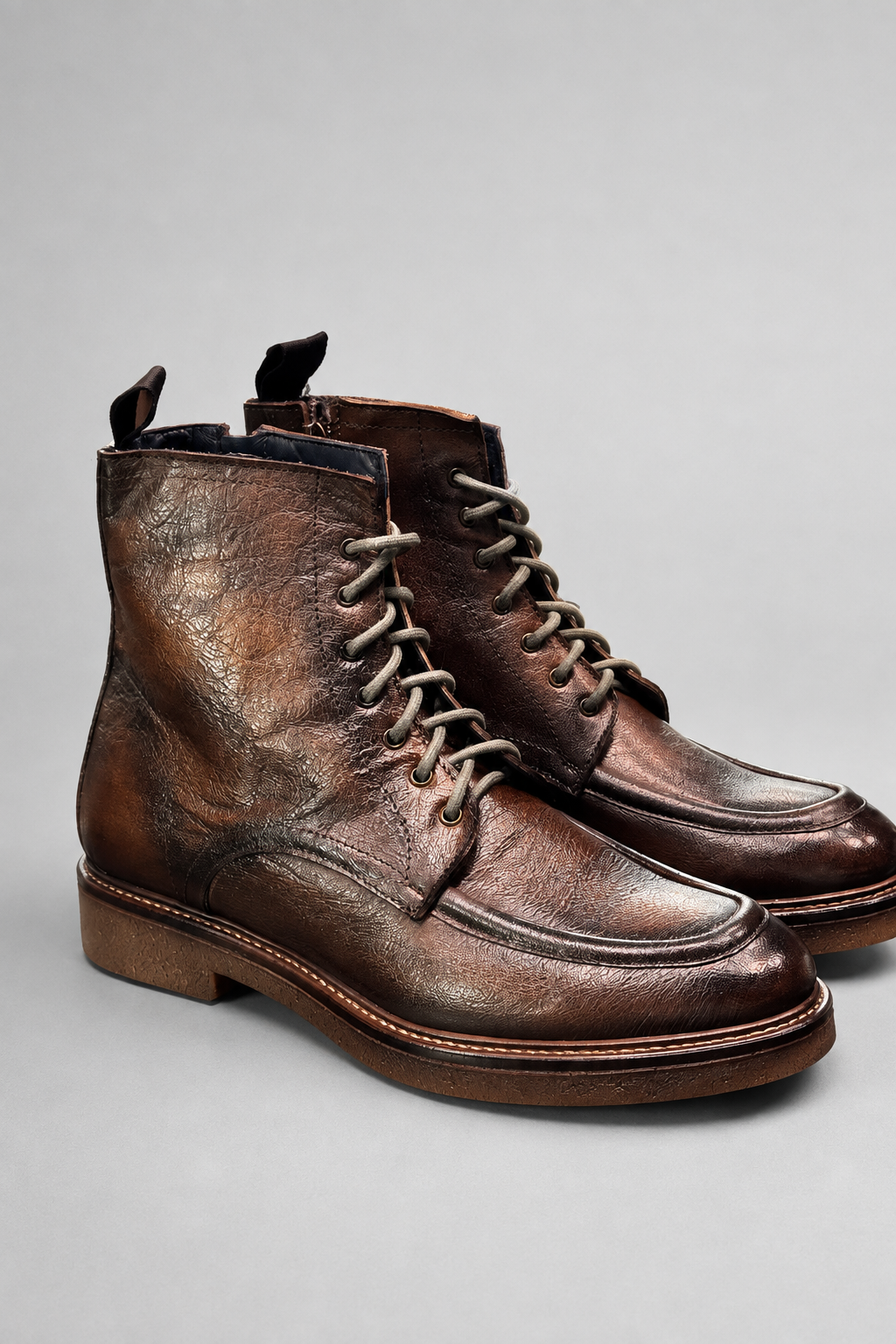 ARNOLD LAYNE STIVALETTO CON ZIP IN PELLE