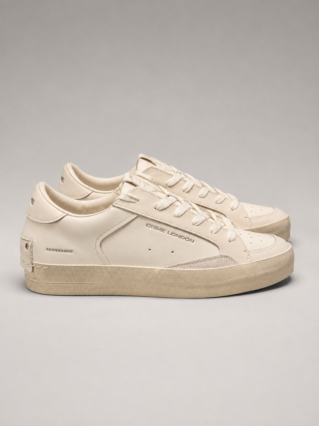 CRIME LONDON SNEAKERS IN PELLE