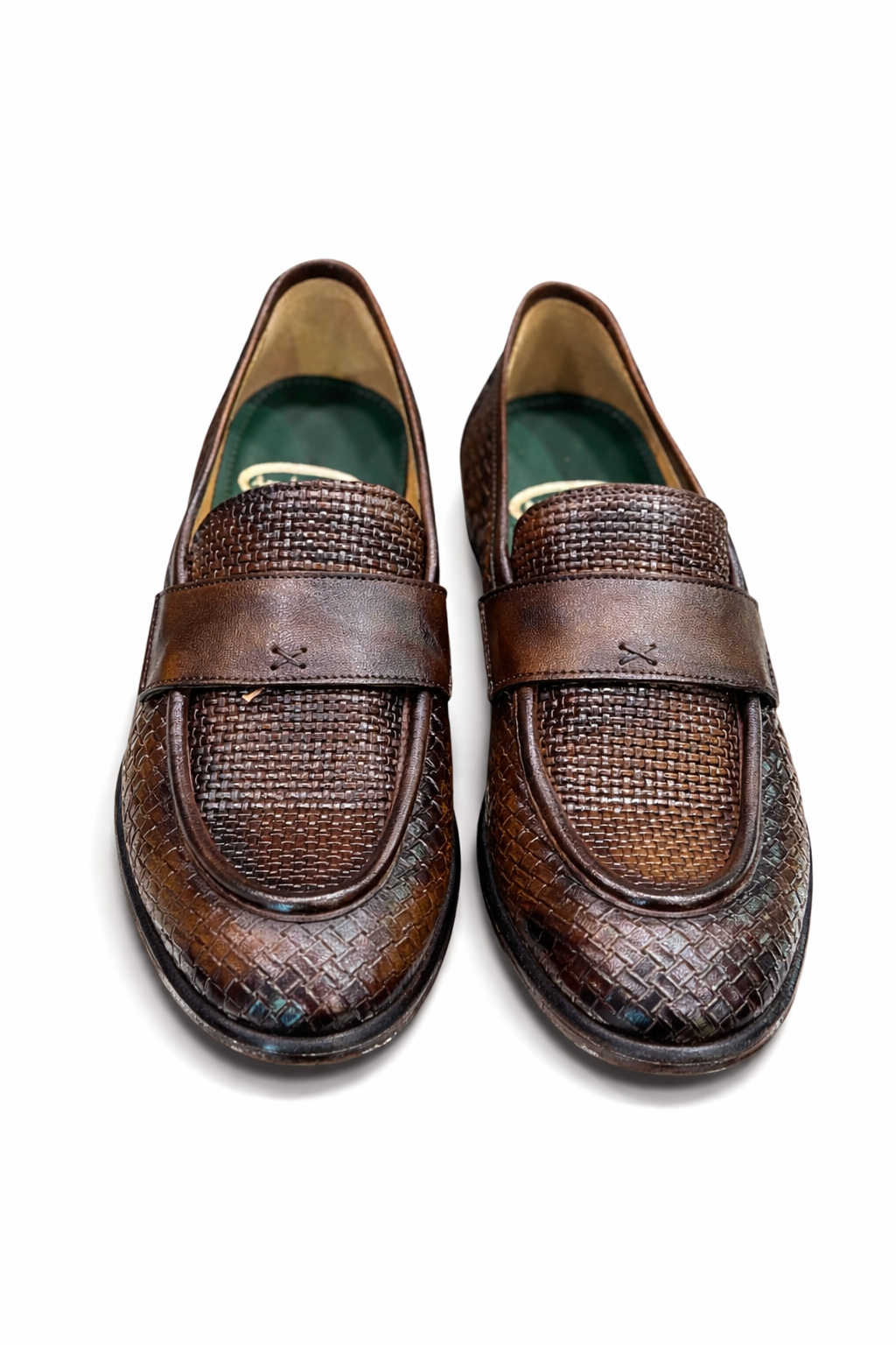 ARNOLD LAYNE MOCASSINO STAMPA TRECCIA 2 COLORI