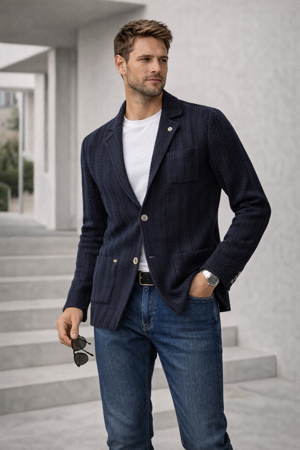 V2 GIACCA IN MAGLIA DISPONIBILE IN 2 COLORI - Mania Fashion Clothing