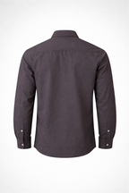 BICOLORE CAMICIA RELAXED COLORE NERO