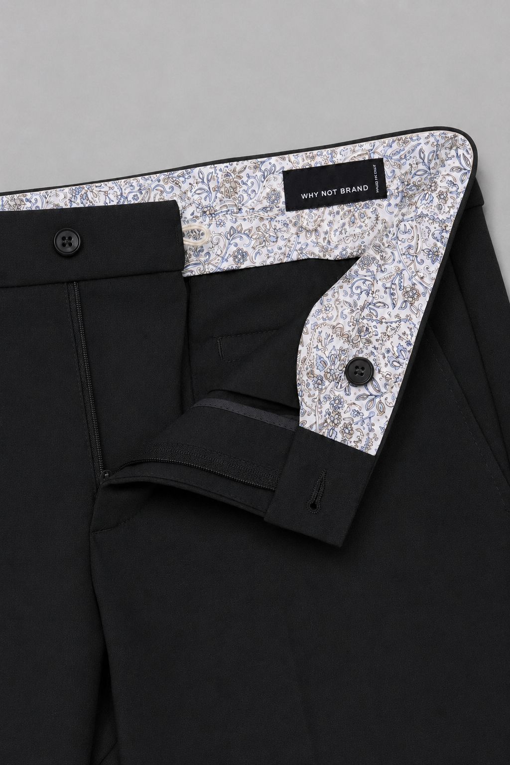 WHY NOT BRAND PANTALONE IN PUNTO MILANO - NERO