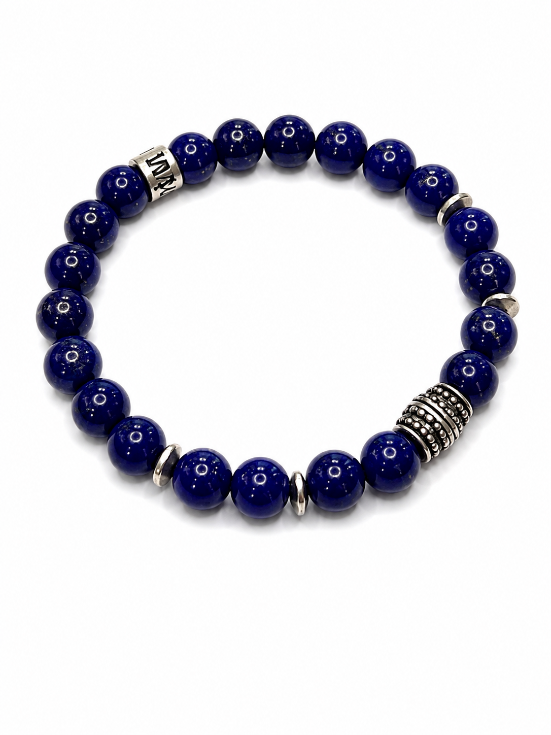 MANCINO BRACCIALE PIETRE VERE CON ELASTICO