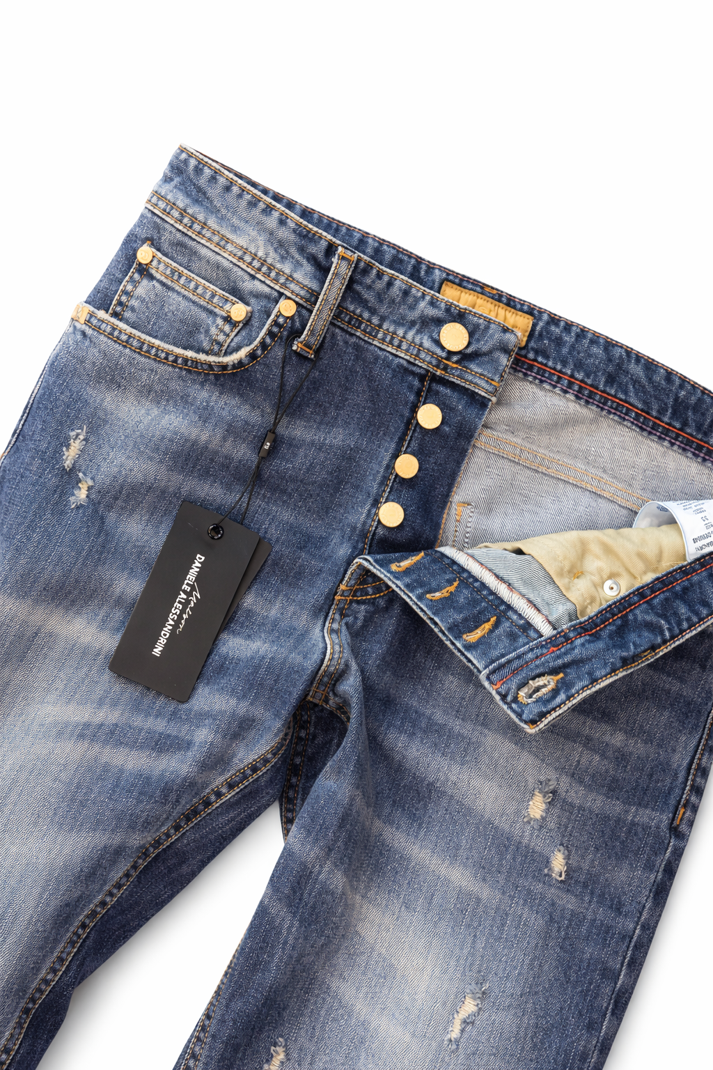 DANIELE ALESSANDRINI JEANS REGULAR FIT DE0004B