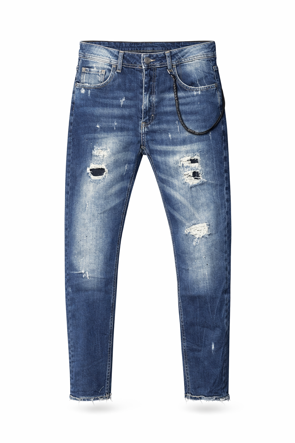 XAGON MAN JEANS SLIM CON ROTTURE E ABRASIONI - Mania Fashion Clothing