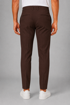 WHY NOT BRAND PANTALONE IN PUNTO MILANO - CIOCCOLATO