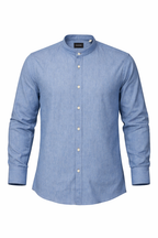 TELAMIRA CAMICIA JEANS COREANA - Mania Fashion Clothing