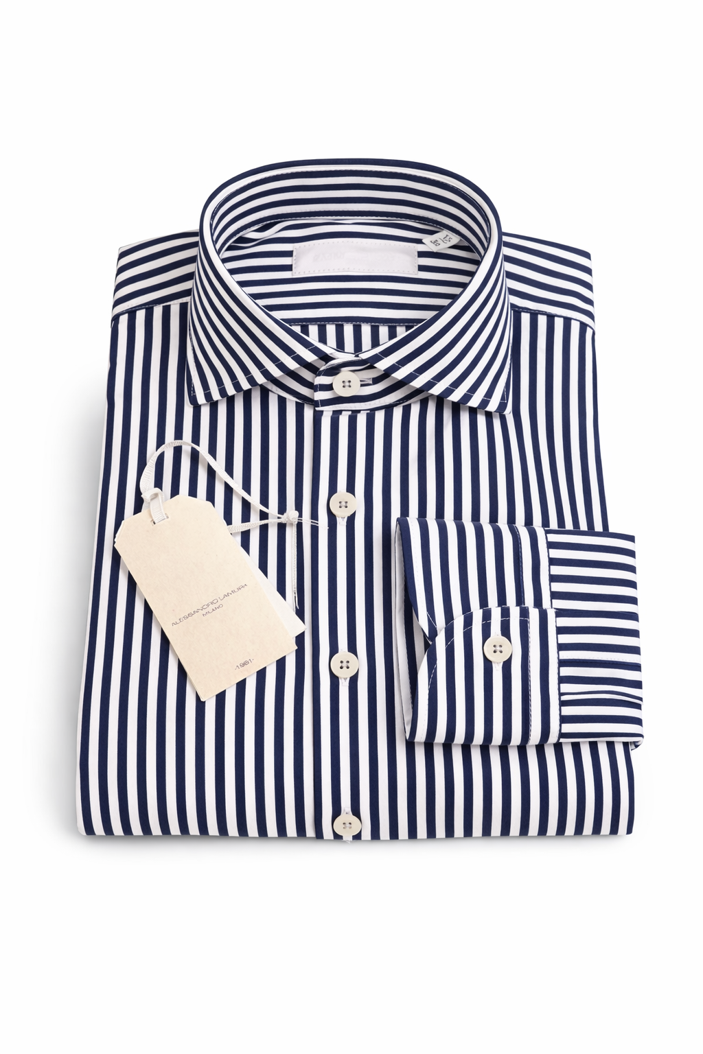 ALESSANDRO LAMURA CAMICIA NO-STIRO A RIGHE