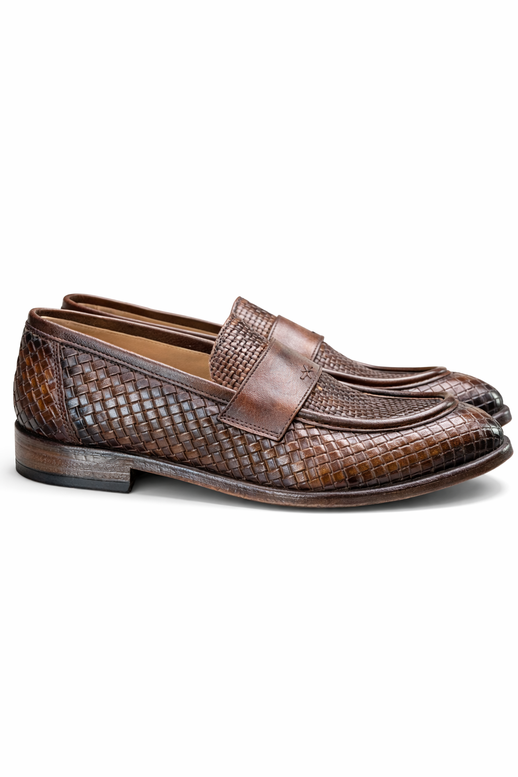 ARNOLD LAYNE MOCASSINO STAMPA TRECCIA 2 COLORI