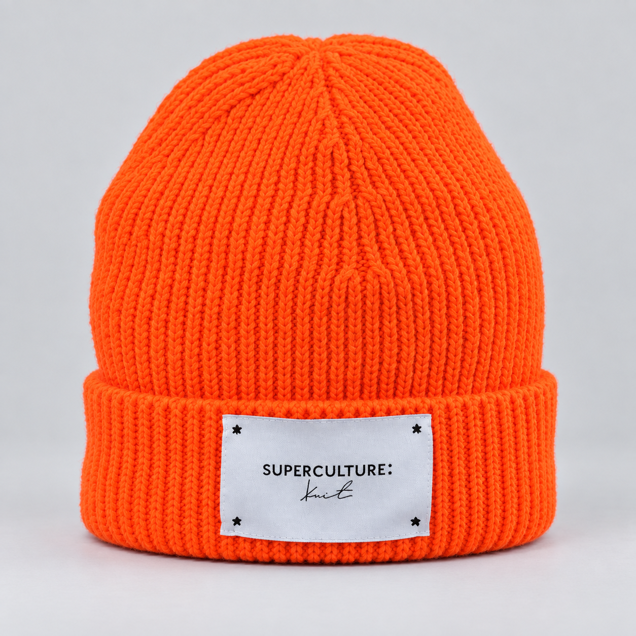 SUPERCULTURE CAPPELLO A COSTE CON PATCH - ARANCIO FLUO