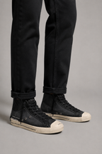 CRIME LONDON SNEAKERS IN PELLE ALTA MODELLO MIDNIGTH HIGH