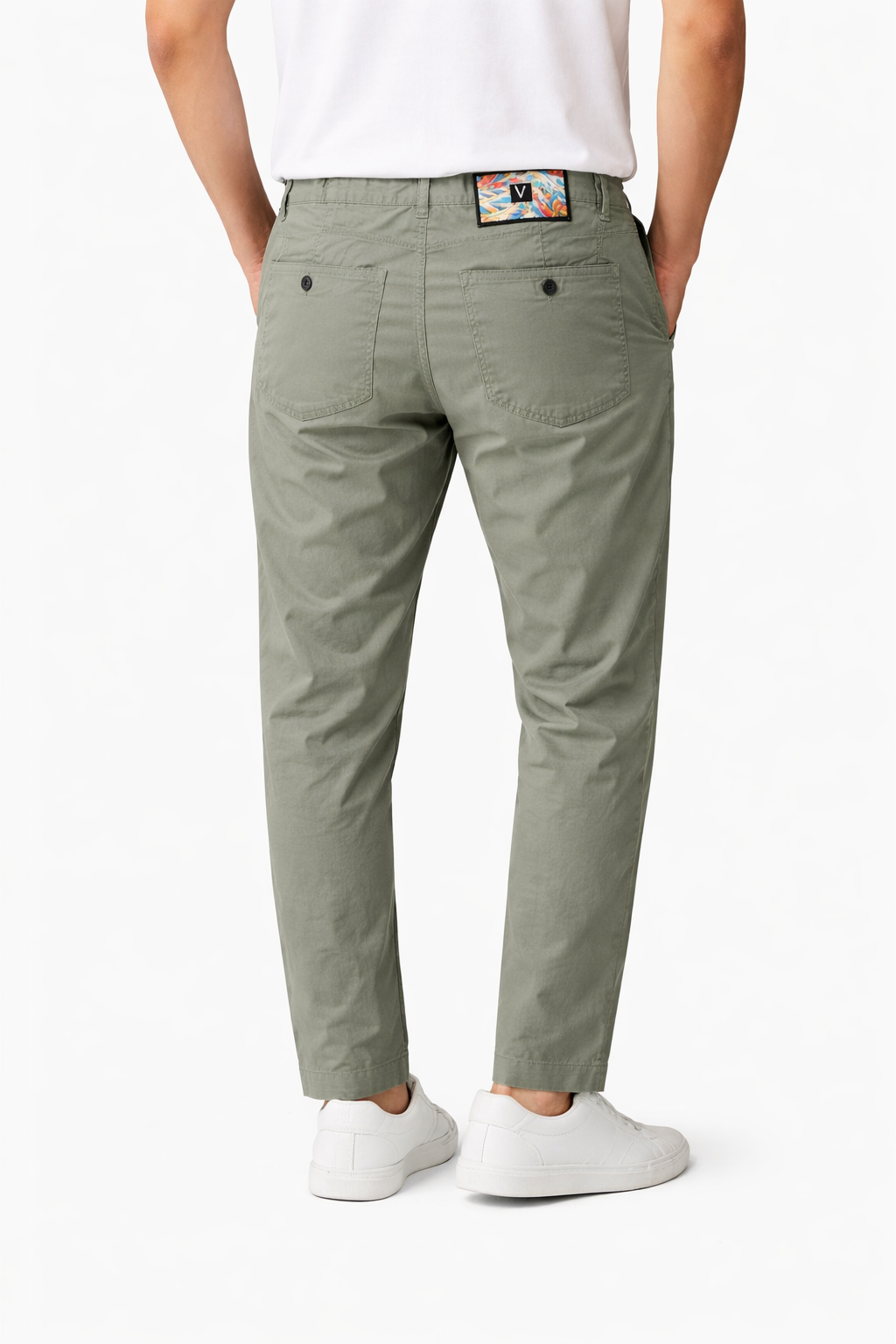 V2 PANTALACCIO IN COTONE DISPONIBILE IN 2 COLORI