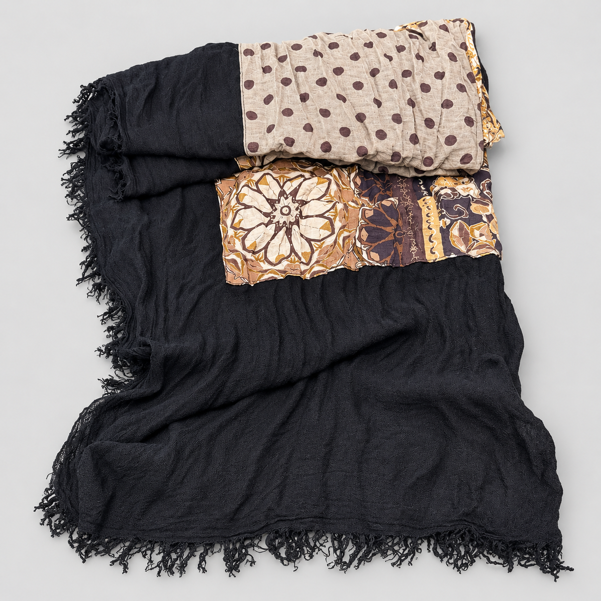 EN AVANCE STOLA FANTASIA PATCH - NERO