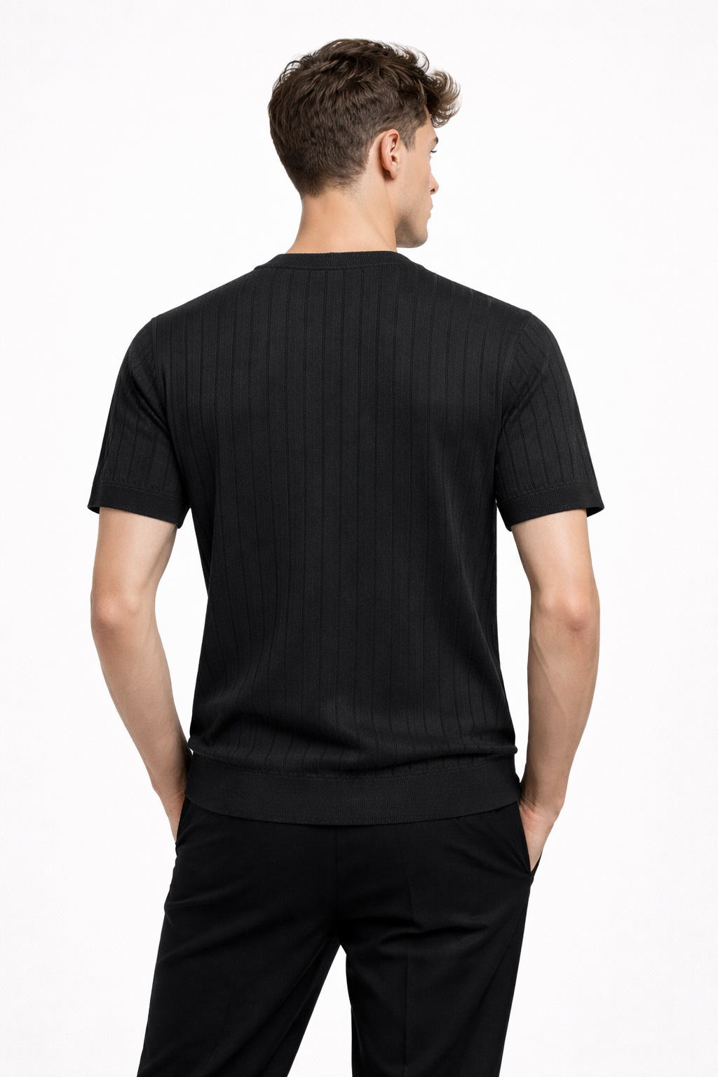 DANIELE ALESSANDRINI MAGLIA TRAFORATA GIROCOLLO DISPONIBILE IN 2 COLORI - Mania Fashion Clothing