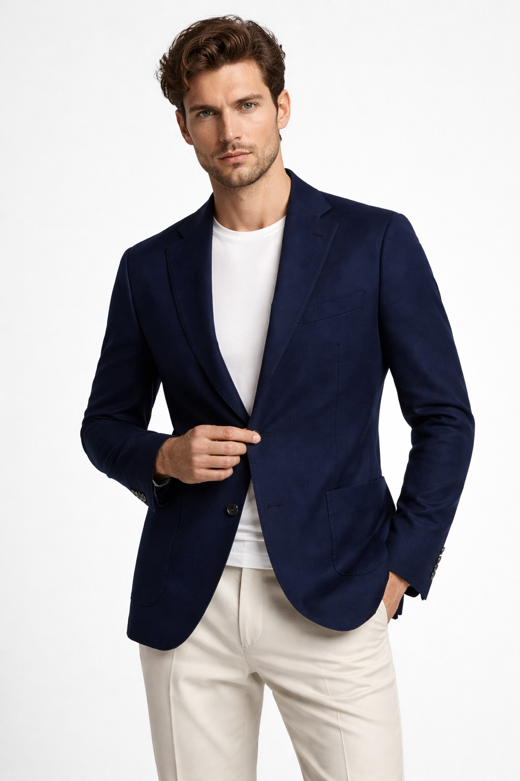 TELAMIRA GIACCA DUE BOTTONI CON DOPPIO SPACCHETTO DISPONIBILE IN 2 COLORI - Mania Fashion Clothing