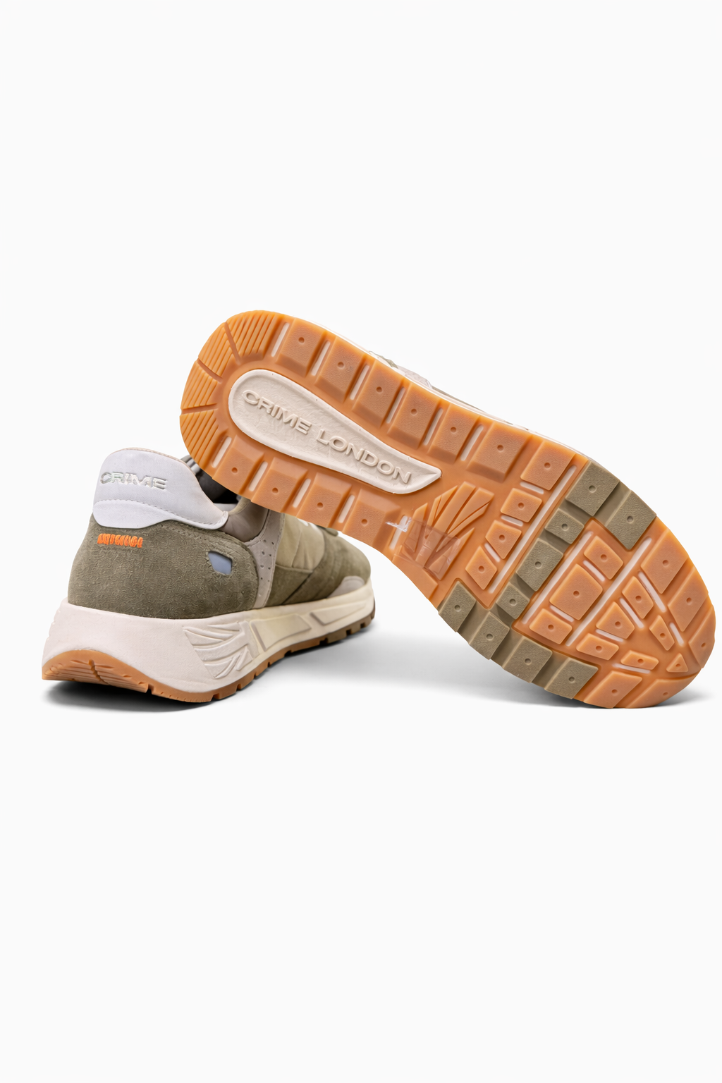 CRIME LONDON SNEAKER MODELLO RUSH COLORE MILITARE