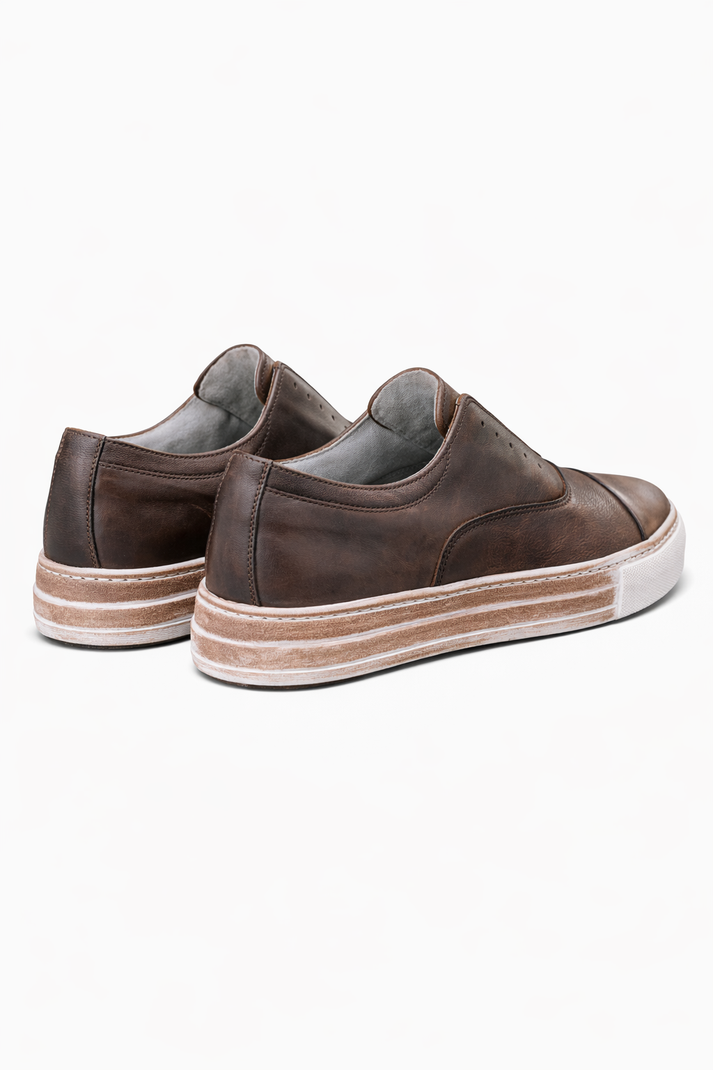 ARNOLD LAYNE SCARPA IN PELLE SENZA LACCIO